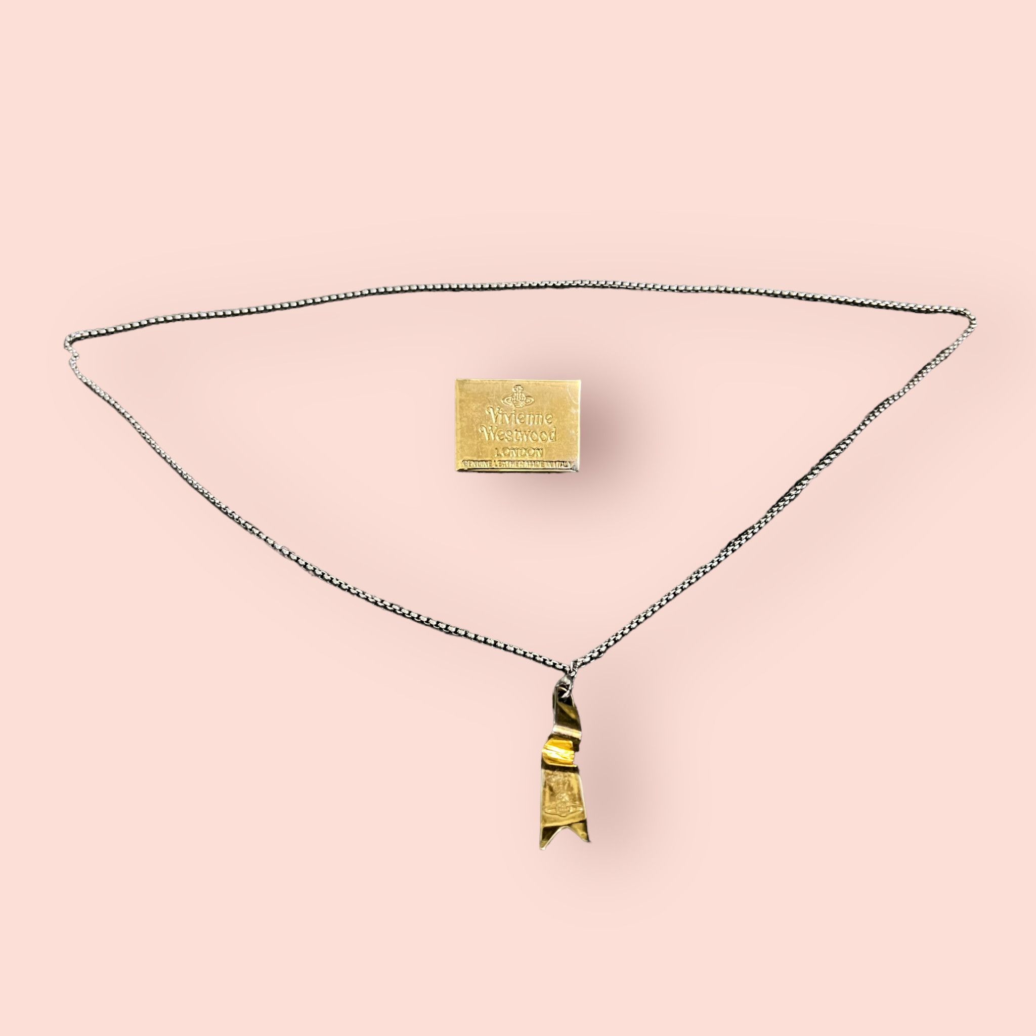 Designer REPURPOSED VIVIENNE WESTWOOD VINTAGE PENDANT NECKLACE Size ONE SIZE - 9 Thumbnail