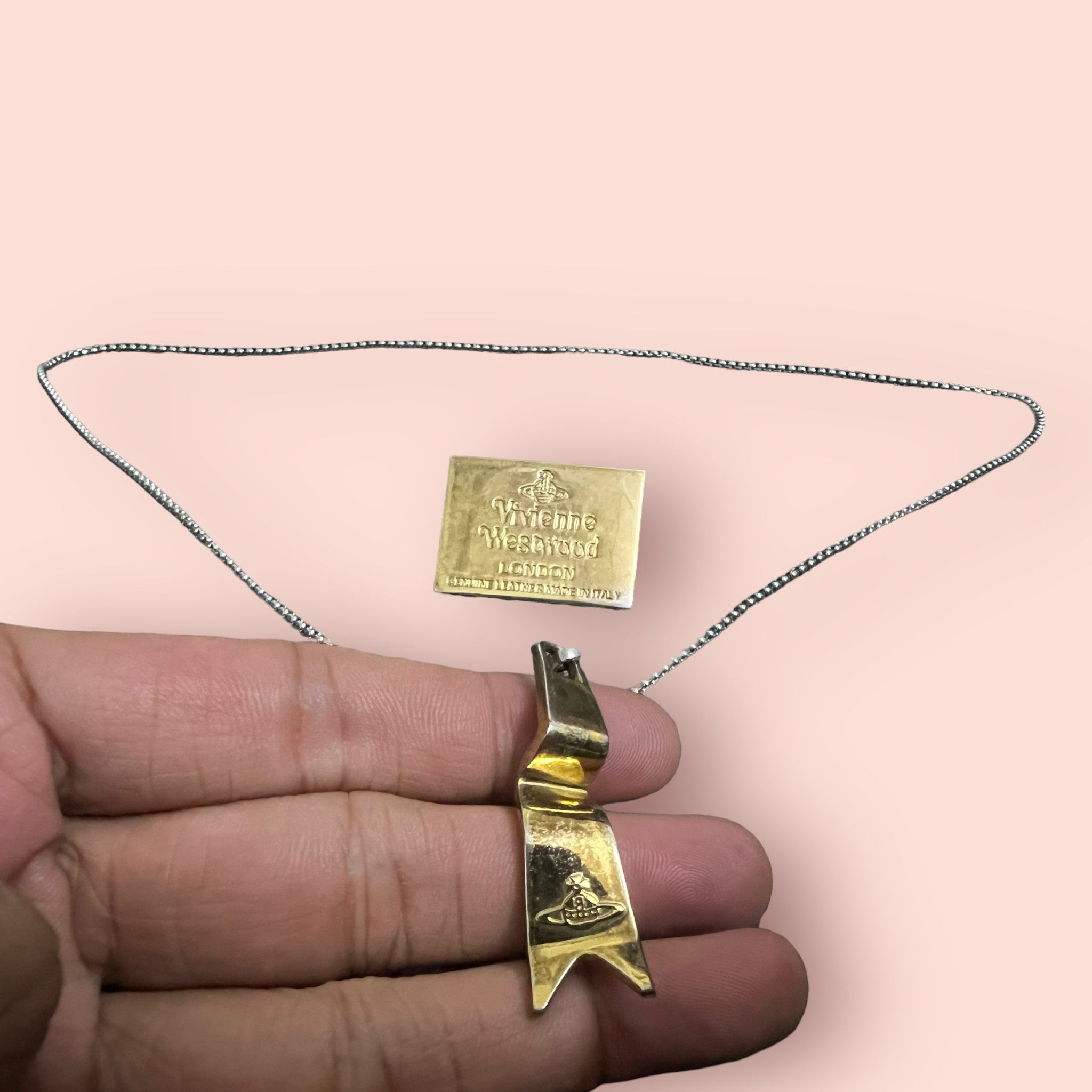 Designer REPURPOSED VIVIENNE WESTWOOD VINTAGE PENDANT NECKLACE Size ONE SIZE - 1 Thumbnail
