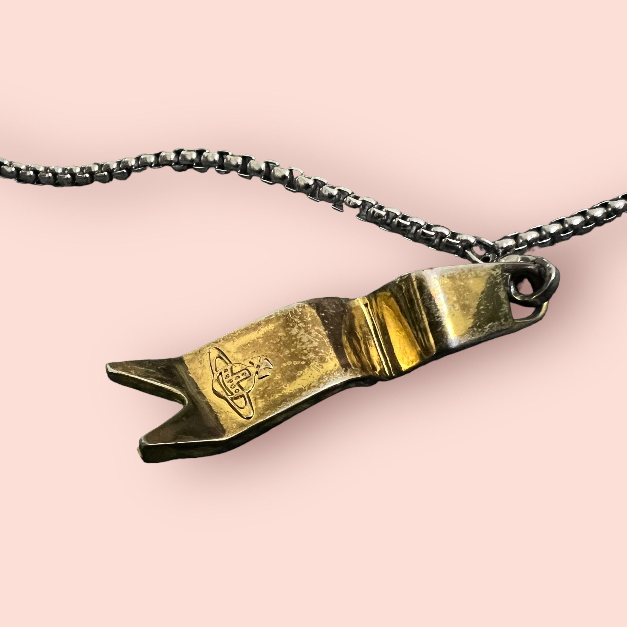 Designer REPURPOSED VIVIENNE WESTWOOD VINTAGE PENDANT NECKLACE Size ONE SIZE - 16 Thumbnail