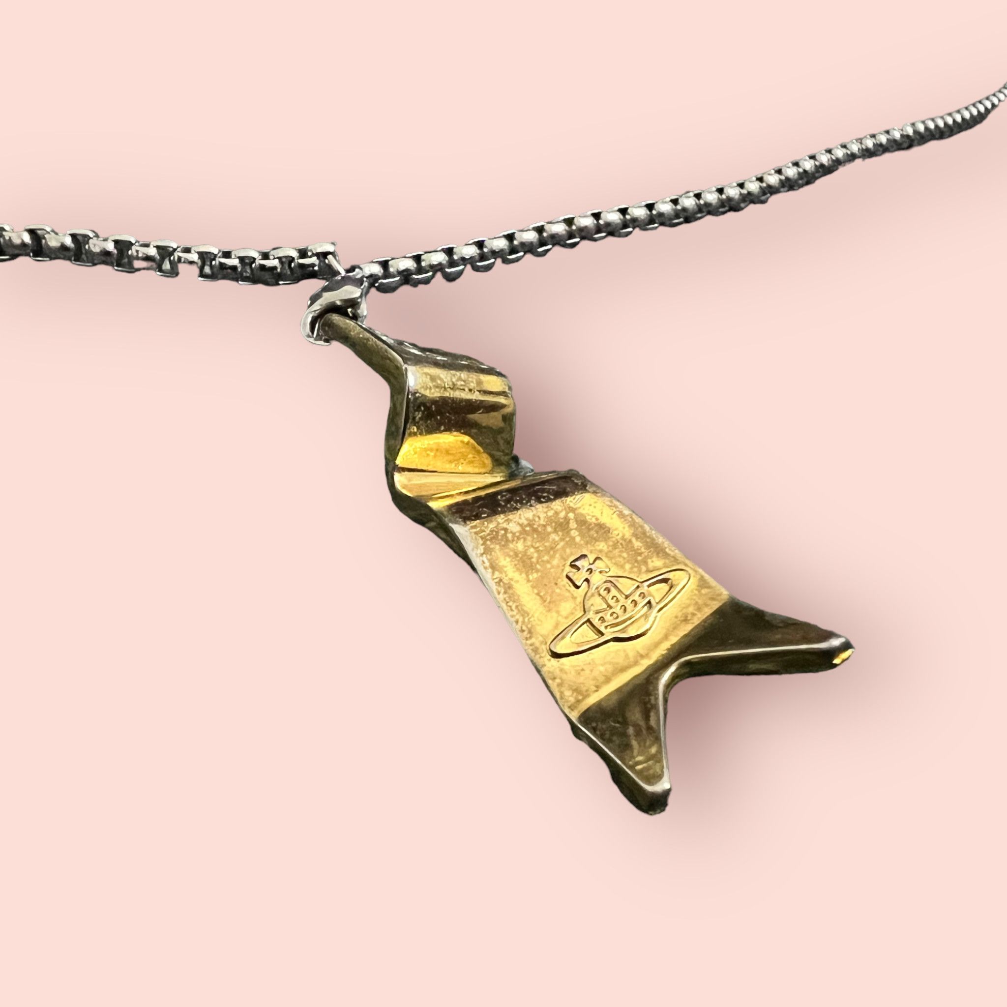 Designer REPURPOSED VIVIENNE WESTWOOD VINTAGE PENDANT NECKLACE Size ONE SIZE - 13 Thumbnail
