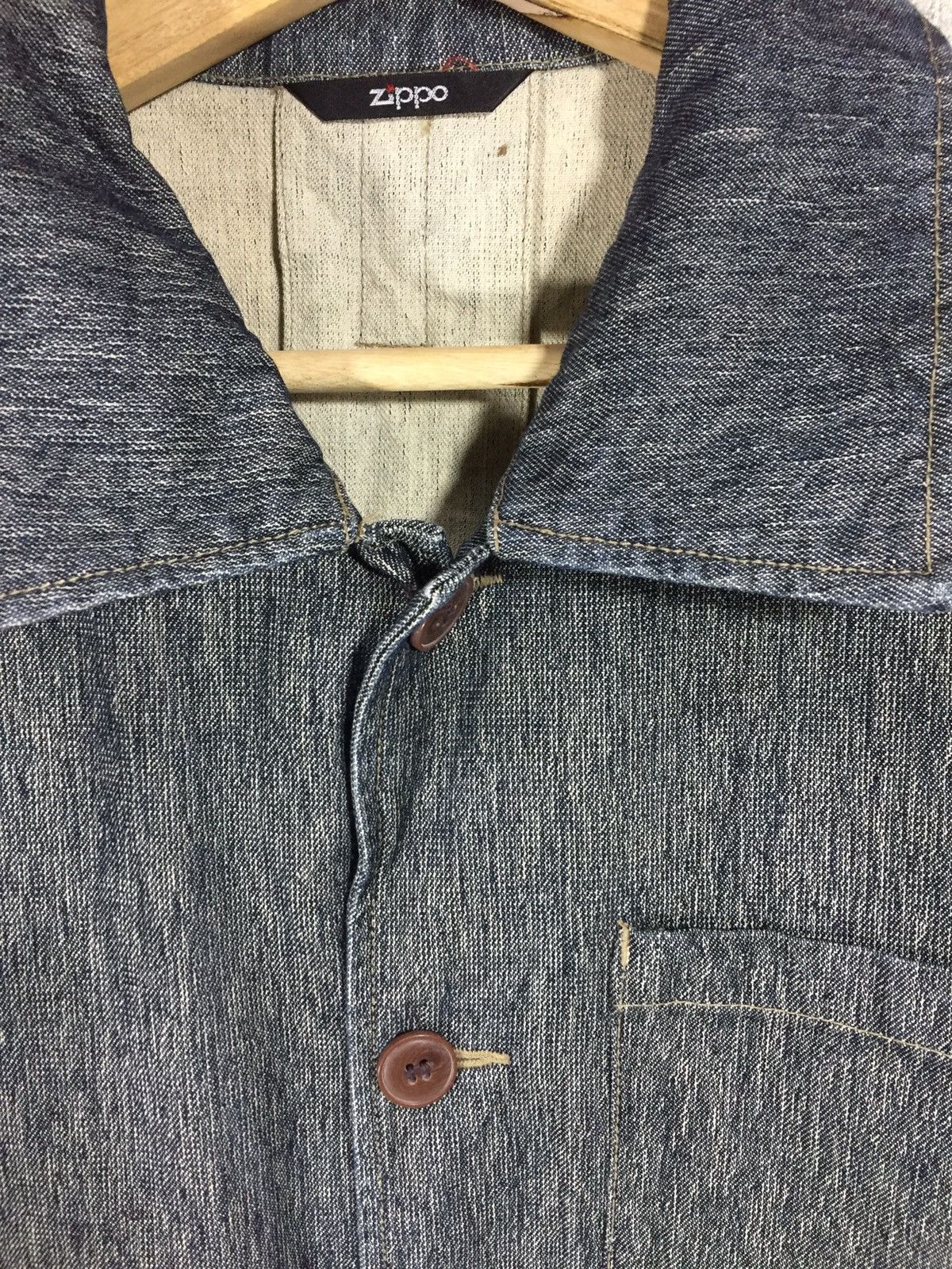 Zippo Vintage Zippo Jacket Lined Denim Coat Size US L / EU 52-54 / 3 - 5 Thumbnail