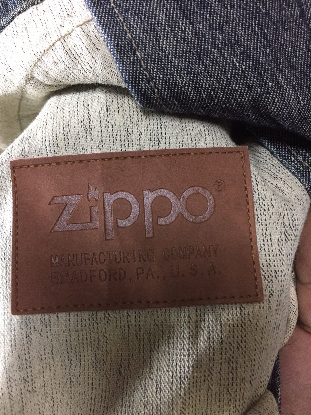 Zippo Vintage Zippo Jacket Lined Denim Coat Size US L / EU 52-54 / 3 - 6 Thumbnail