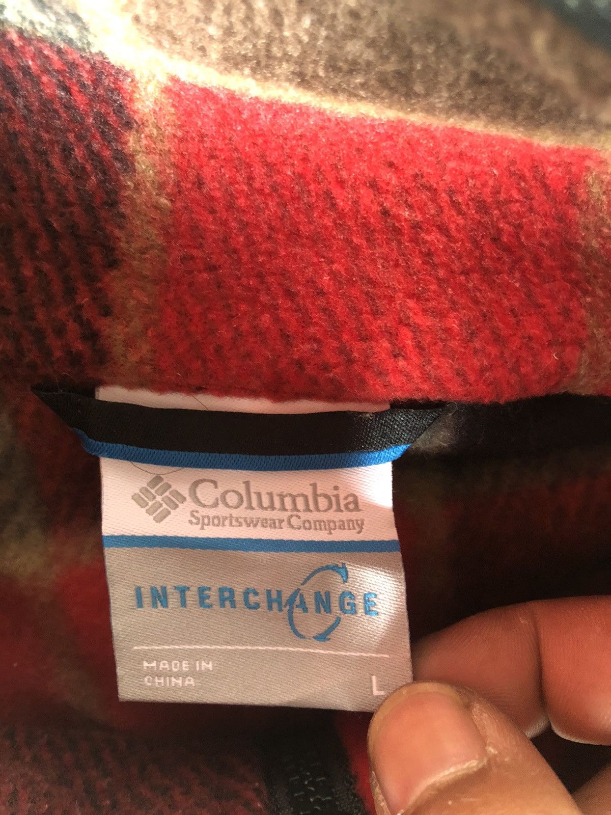 Columbia × Flannel Columbia Fleece Jacket Flannel Multicolor Size US L / EU 52-54 / 3 - 3 Thumbnail