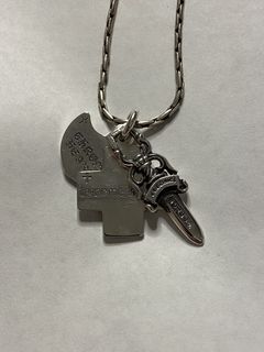 Buy Chrome Hearts Dagger Pendant Necklace 'Silver' - 1383 100000606DPN SILV