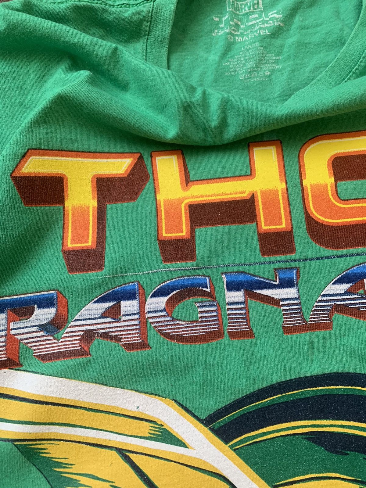 Marvel Comics Thor Ragnarok Vintage Tee Size US L / EU 52-54 / 3 - 7 Thumbnail