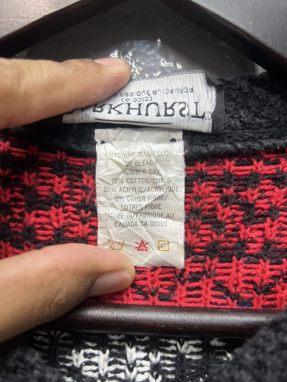 Parkhurst 🔥PARKHURST COULOURED CABLE KNIT WEAR MADE IN CANADA Size US M / EU 48-50 / 2 - 6 Thumbnail