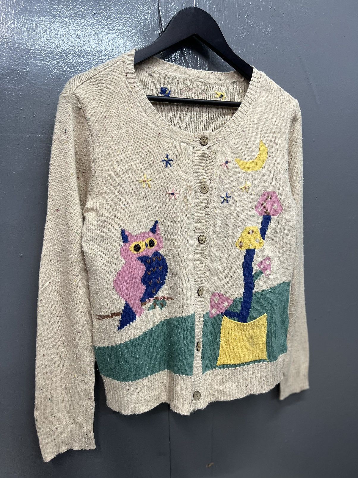 Japanese Brand COLOURED CABLE KNIT WEAR Size M / US 6-8 / IT 42-44 - 2 Thumbnail