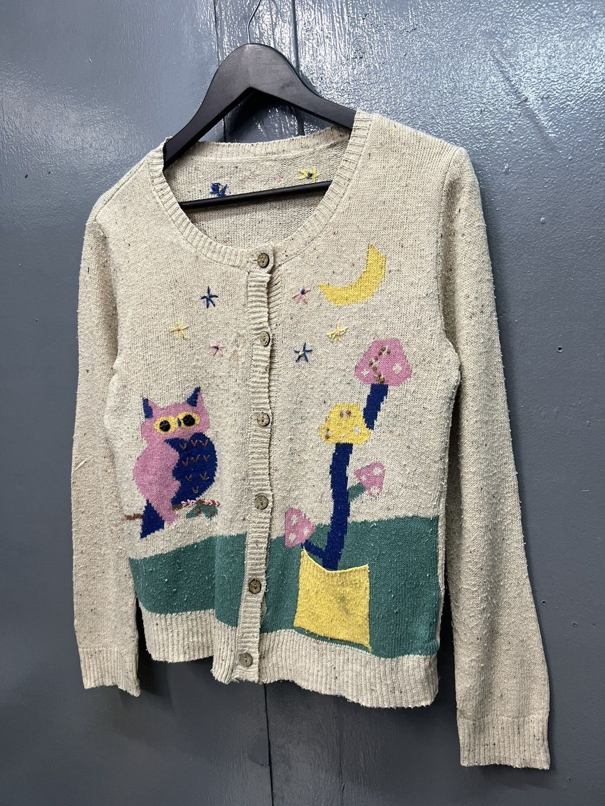 Japanese Brand COLOURED CABLE KNIT WEAR Size M / US 6-8 / IT 42-44 - 3 Thumbnail