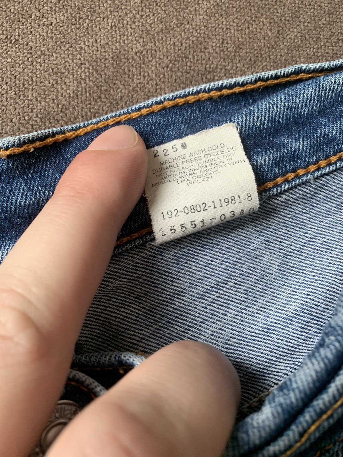 Levi's Vintage Levi’s 550 Distressed Relaxed Fit Denim Pants SZ L Size US 34 / EU 50 - 19 Thumbnail
