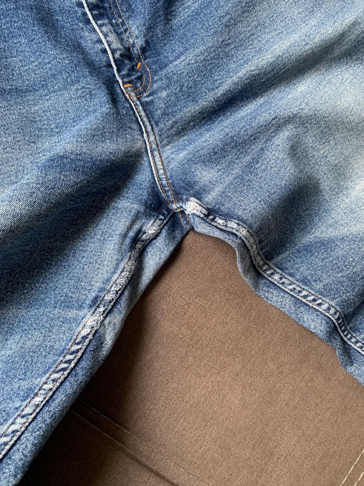 Levi's Vintage Levi’s 550 Distressed Relaxed Fit Denim Pants SZ L Size US 34 / EU 50 - 7 Thumbnail