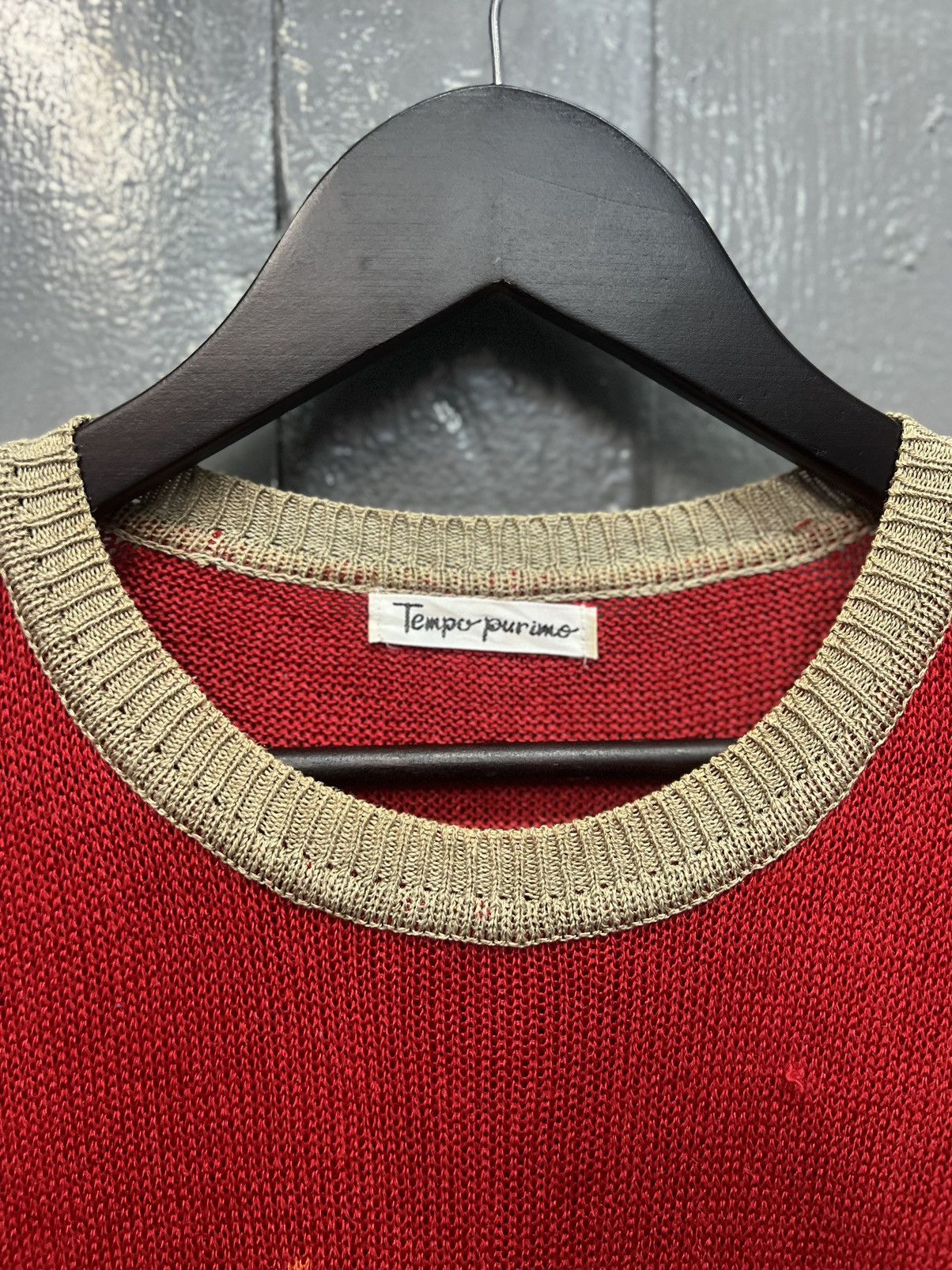 Japanese Brand TEMPO PURIMO KNITWEAR Size US M / EU 48-50 / 2 - 4 Thumbnail