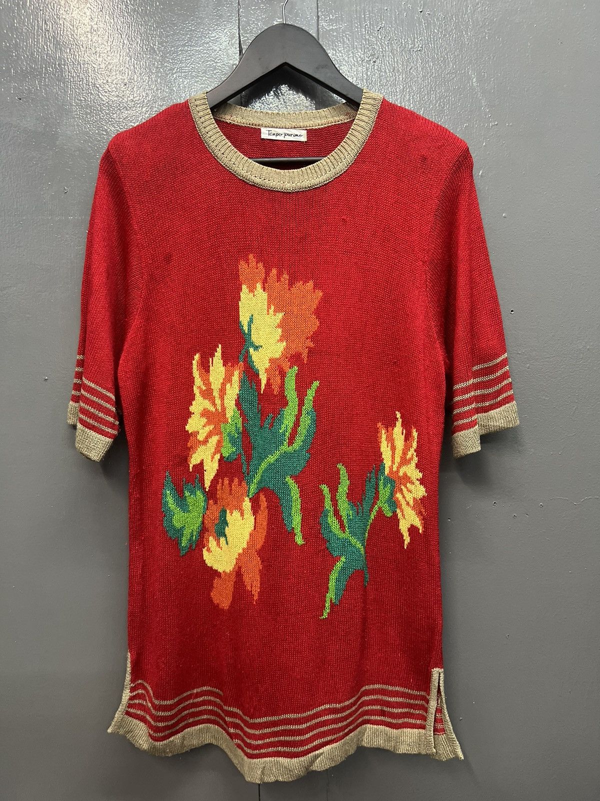 Japanese Brand TEMPO PURIMO KNITWEAR Size US M / EU 48-50 / 2 - 1 Thumbnail