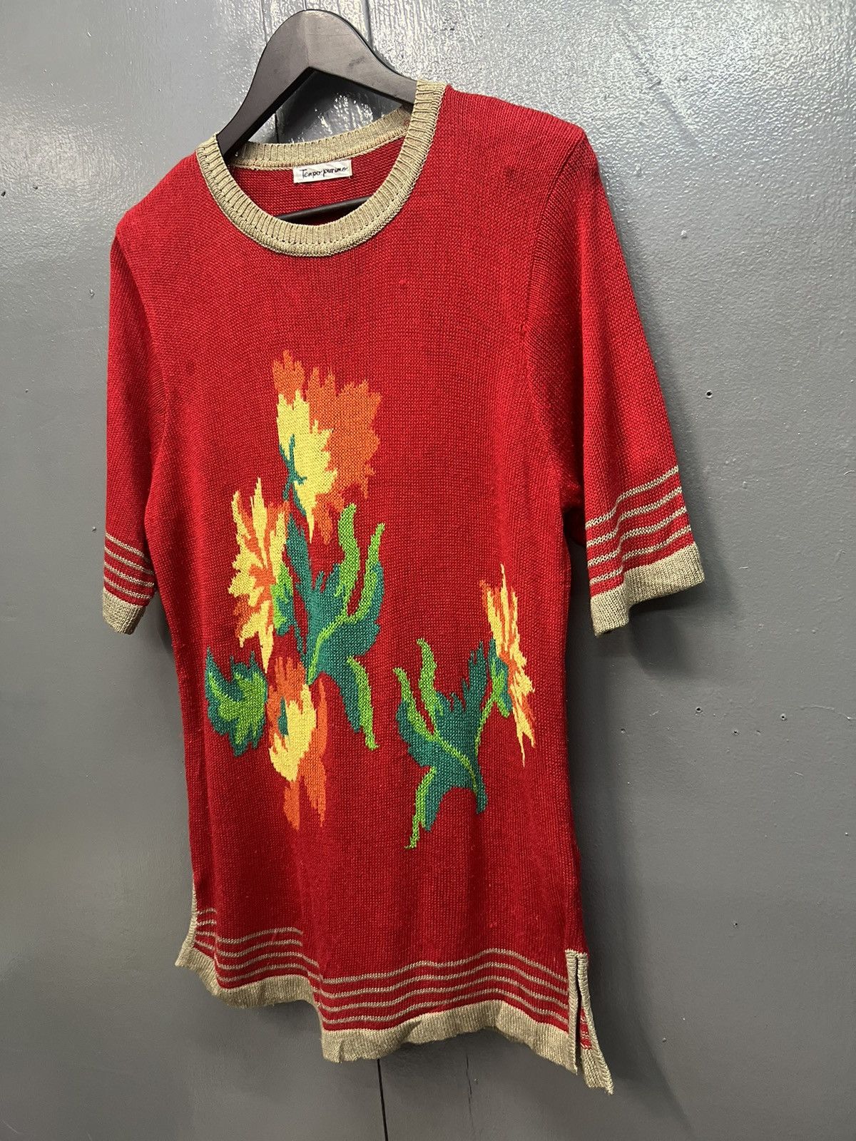 Japanese Brand TEMPO PURIMO KNITWEAR Size US M / EU 48-50 / 2 - 3 Thumbnail