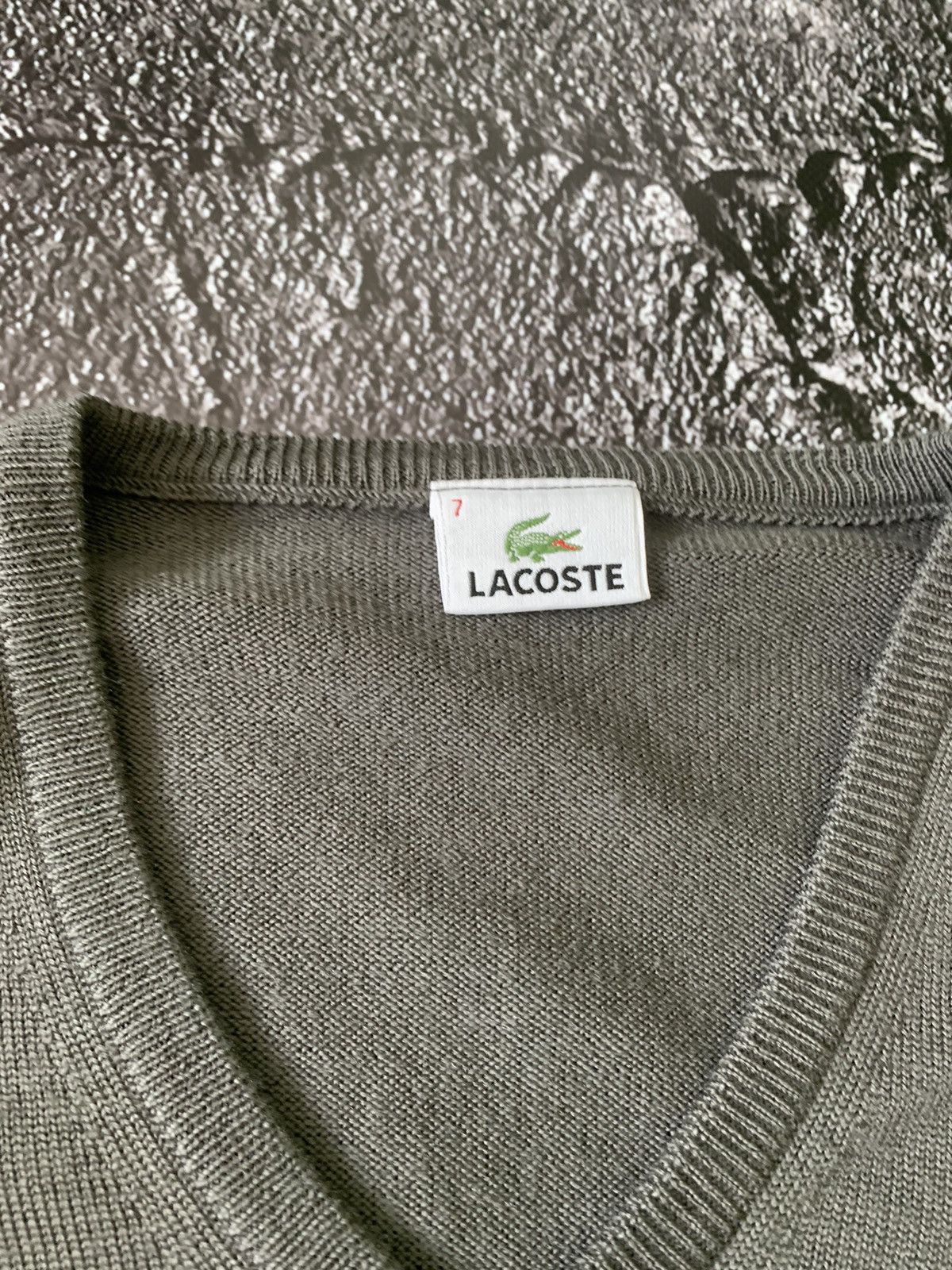 Lacoste Vintage 90s Lacoste Wool Sweater Size US XL / EU 56 / 4 - 3 Thumbnail