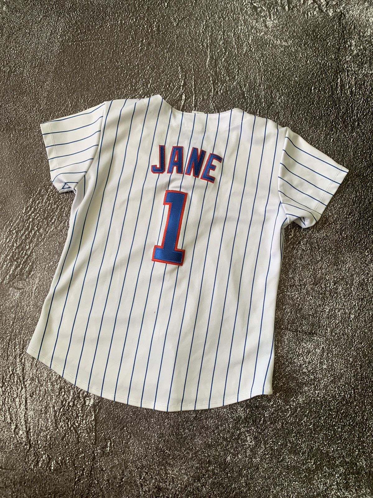 Majestic Majestic Authentic MLB Chicago Cubs Jane #1 Pinstripe Jersey Size S / US 4 / IT 40 - 2 Thumbnail
