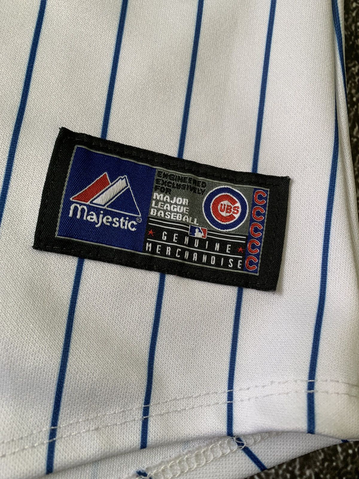 Majestic Majestic Authentic MLB Chicago Cubs Jane #1 Pinstripe Jersey Size S / US 4 / IT 40 - 7 Thumbnail
