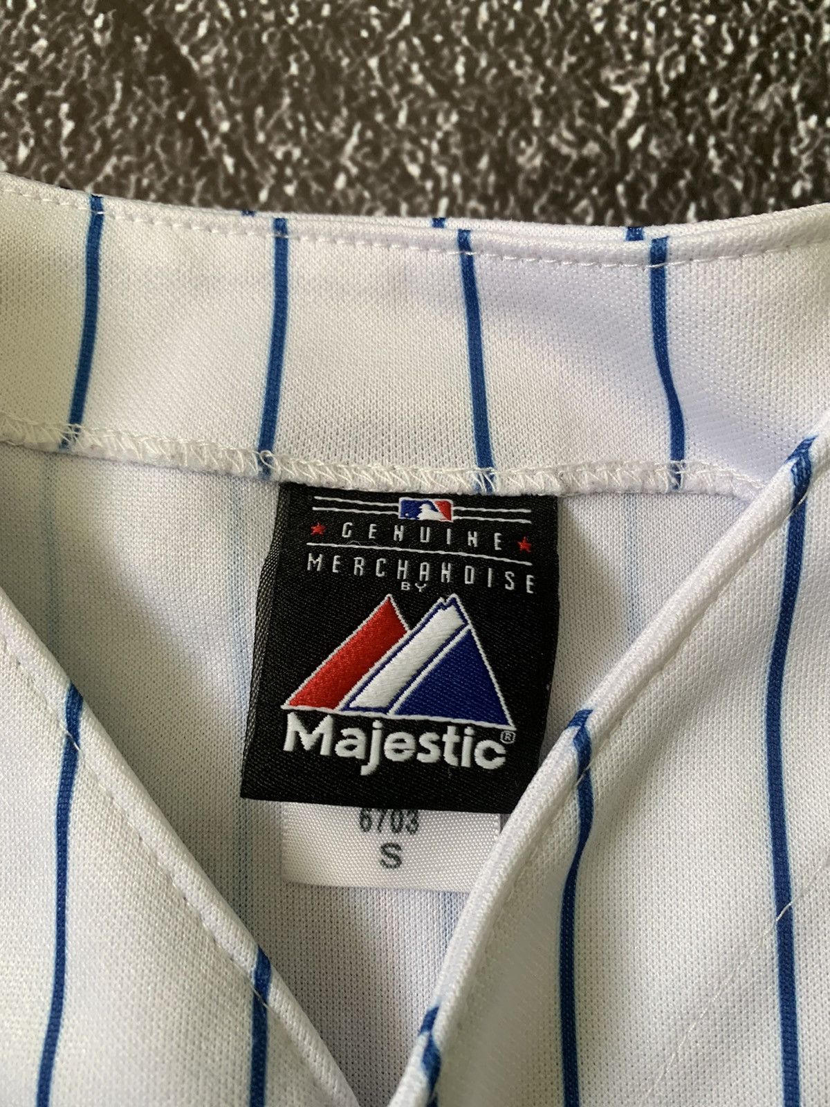 Majestic Majestic Authentic MLB Chicago Cubs Jane #1 Pinstripe Jersey Size S / US 4 / IT 40 - 8 Thumbnail