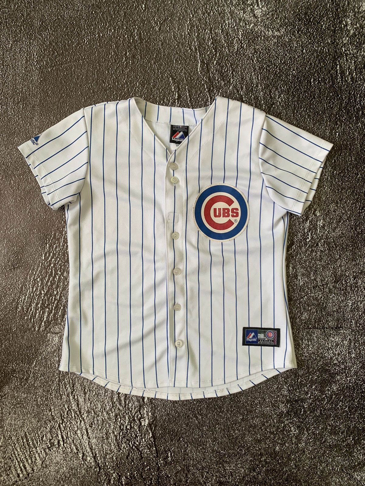 Majestic Majestic Authentic MLB Chicago Cubs Jane #1 Pinstripe Jersey Size S / US 4 / IT 40 - 3 Thumbnail