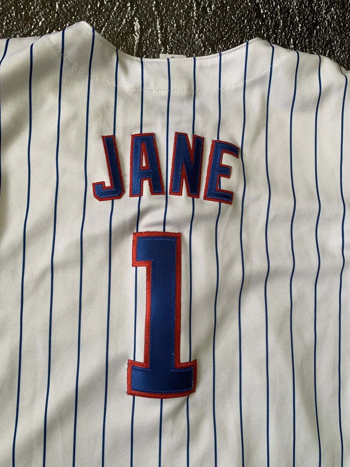 Majestic Majestic Authentic MLB Chicago Cubs Jane #1 Pinstripe Jersey Size S / US 4 / IT 40 - 5 Thumbnail