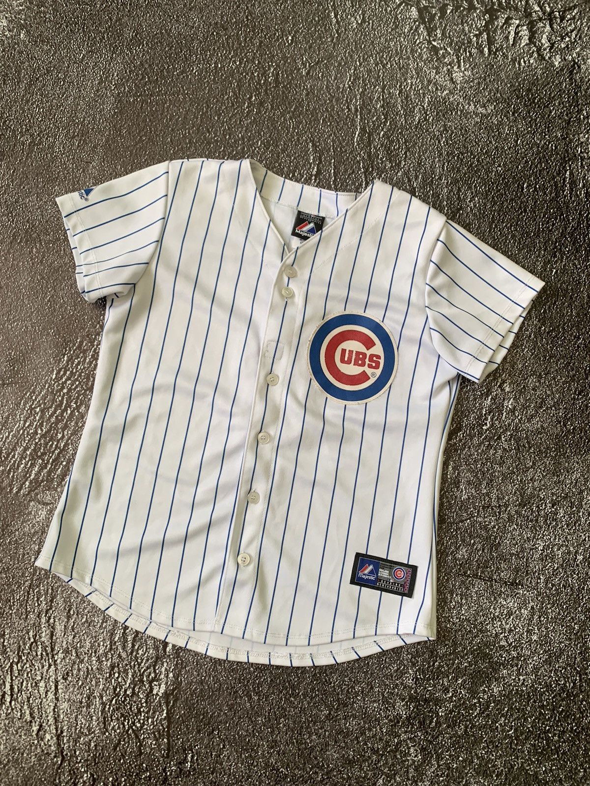 Majestic Majestic Authentic MLB Chicago Cubs Jane #1 Pinstripe Jersey Size S / US 4 / IT 40 - 1 Thumbnail