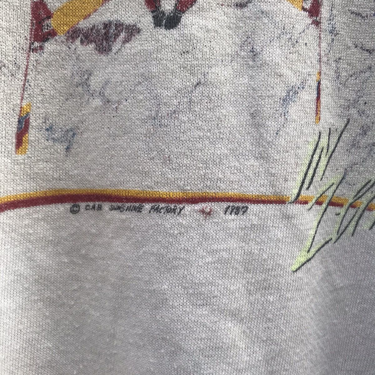 Vintage Rare 80s Take Off In Zermatt Switzerland Winter Sweatshirt Size US L / EU 52-54 / 3 - 3 Thumbnail