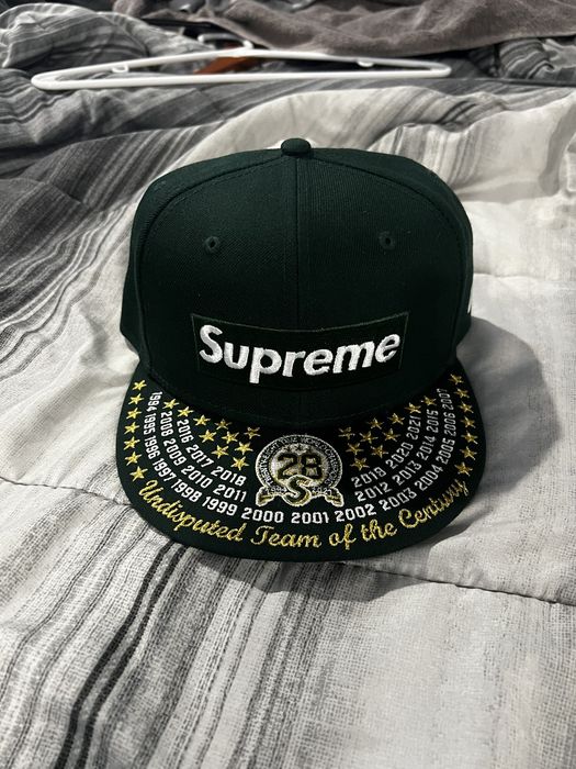 Supreme Supreme undisputed box logo new era fitted hat | Grailed