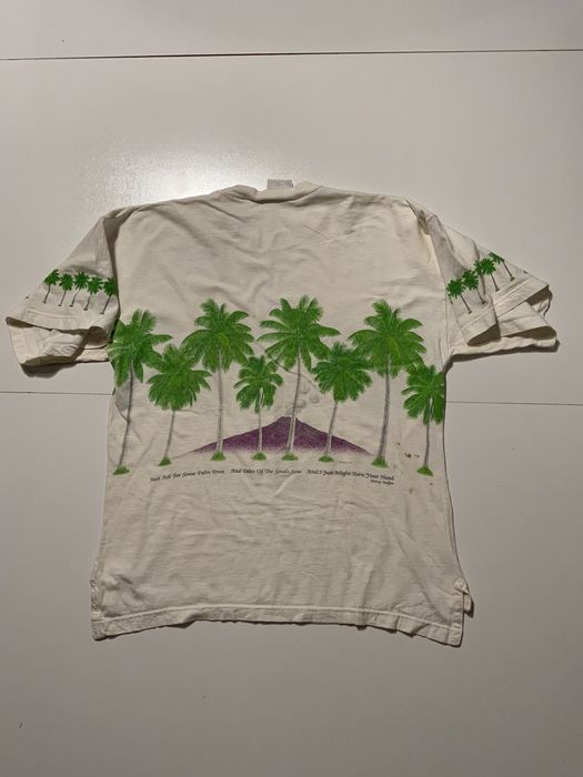 Vintage Vintage 1985 80s Jimmy Buffett Palm Trees Tales T-Shirt | Grailed