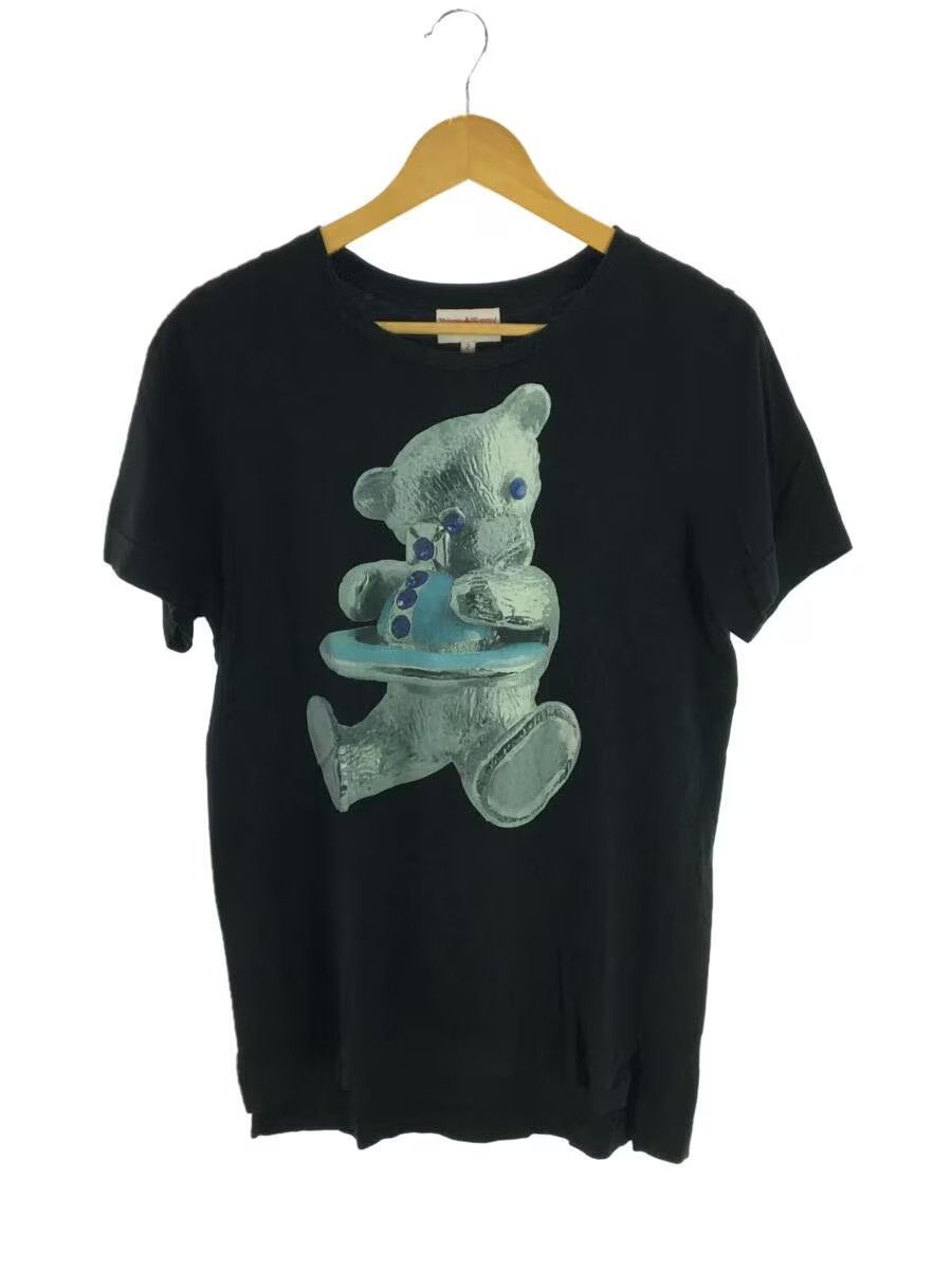 image of Vivienne Westwood Metal Orb Bear Tee in Black, Men's (Size Medium)