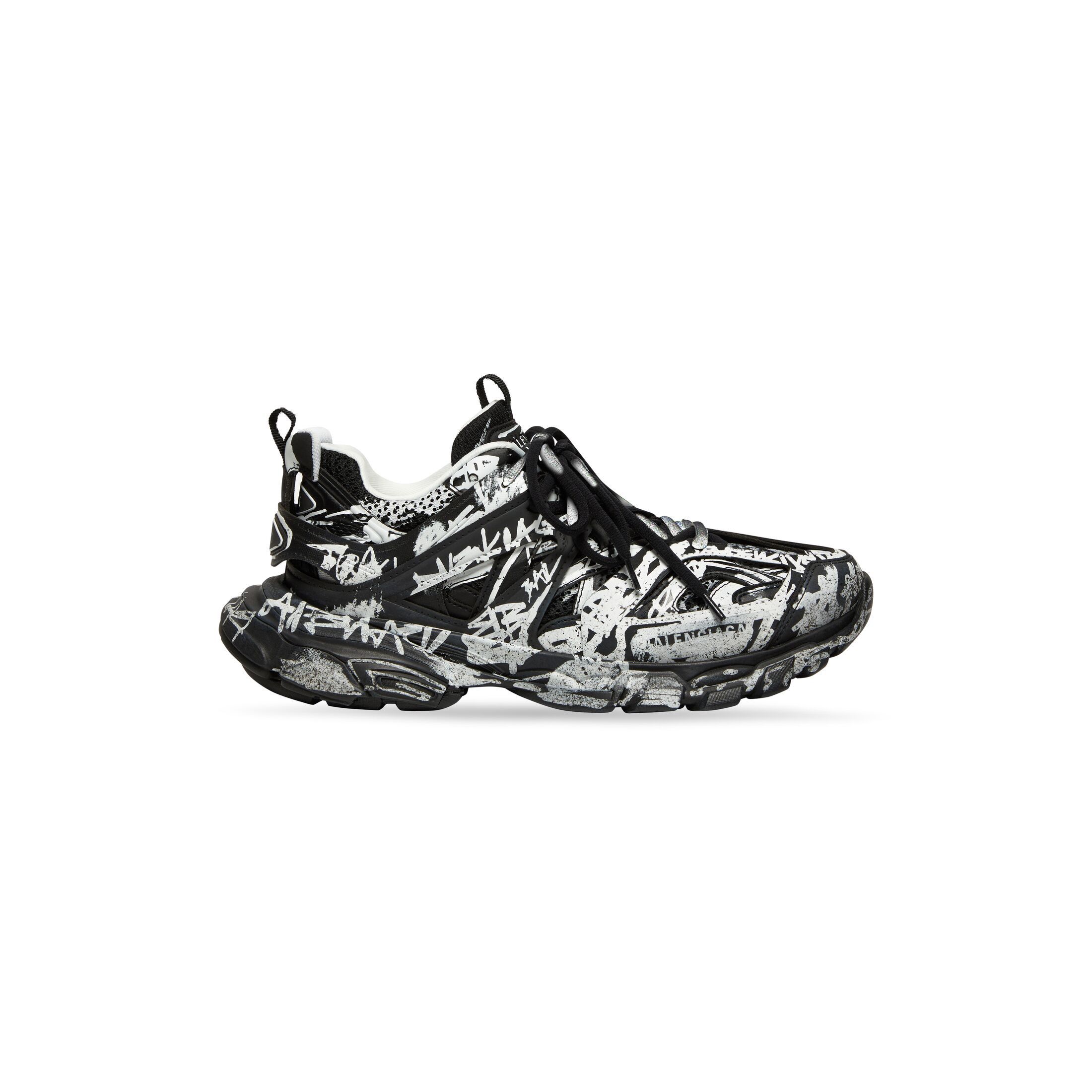 Balenciaga TRACK GRAFFITI SNEAKER Size US 13 / EU 46 - 1 Thumbnail