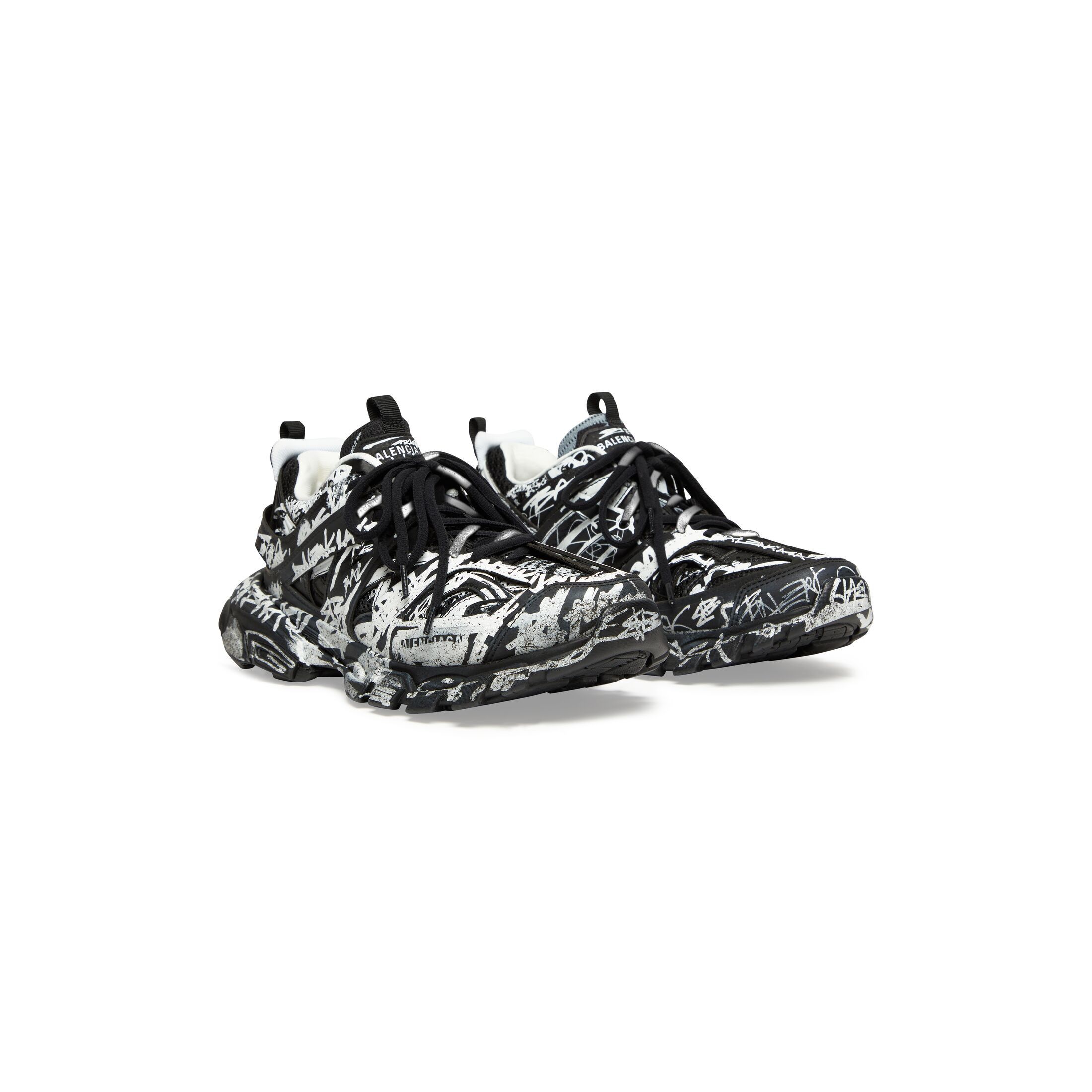 Balenciaga TRACK GRAFFITI SNEAKER Size US 13 / EU 46 - 2 Thumbnail