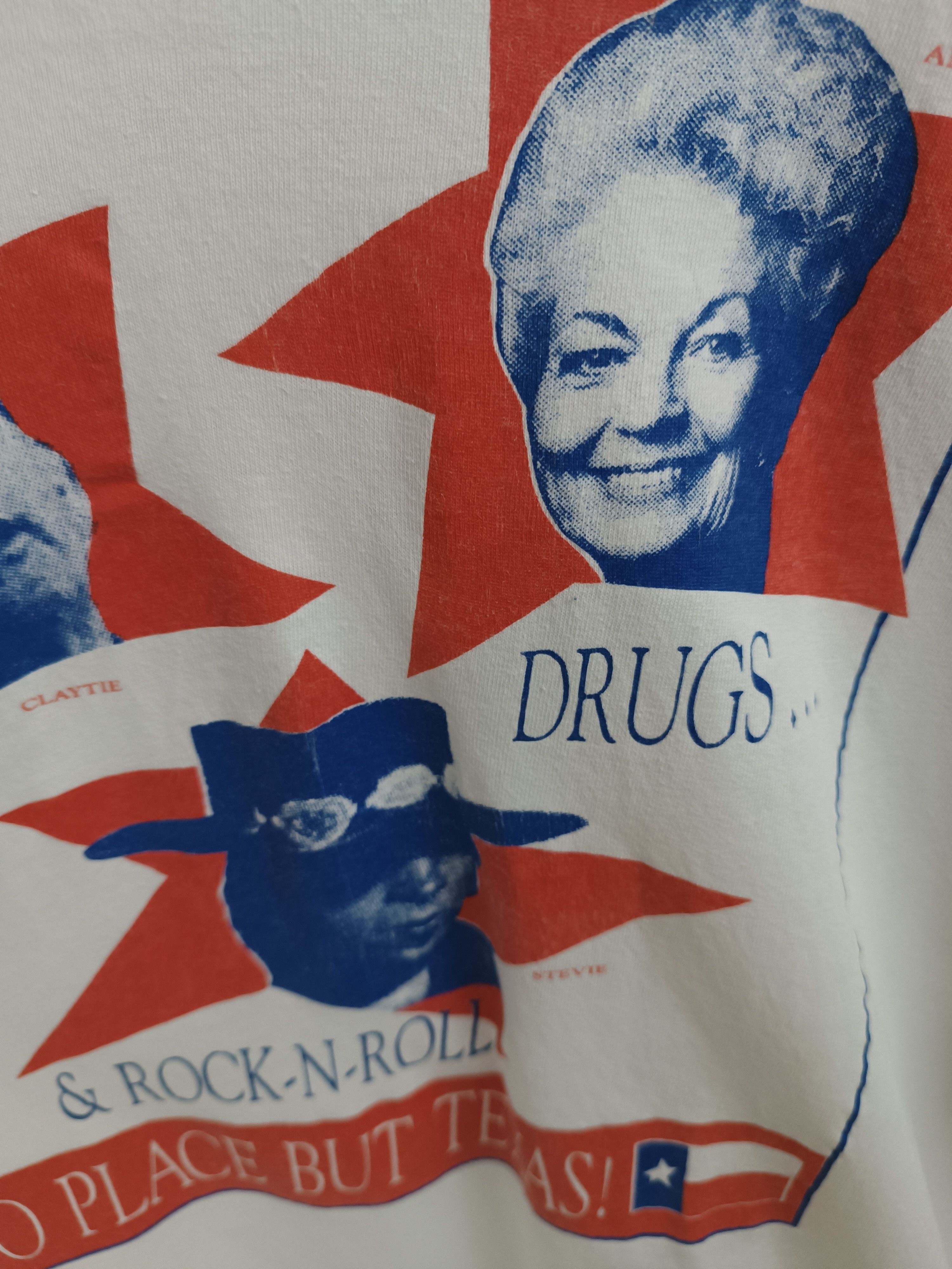 Vintage 🔥RARE🔥VINTAGE 90'S SEX DRUG & ROCK 'N ROLL "ONLY IN TEXAS" Size US XXL / EU 58 / 5 - 16 Thumbnail