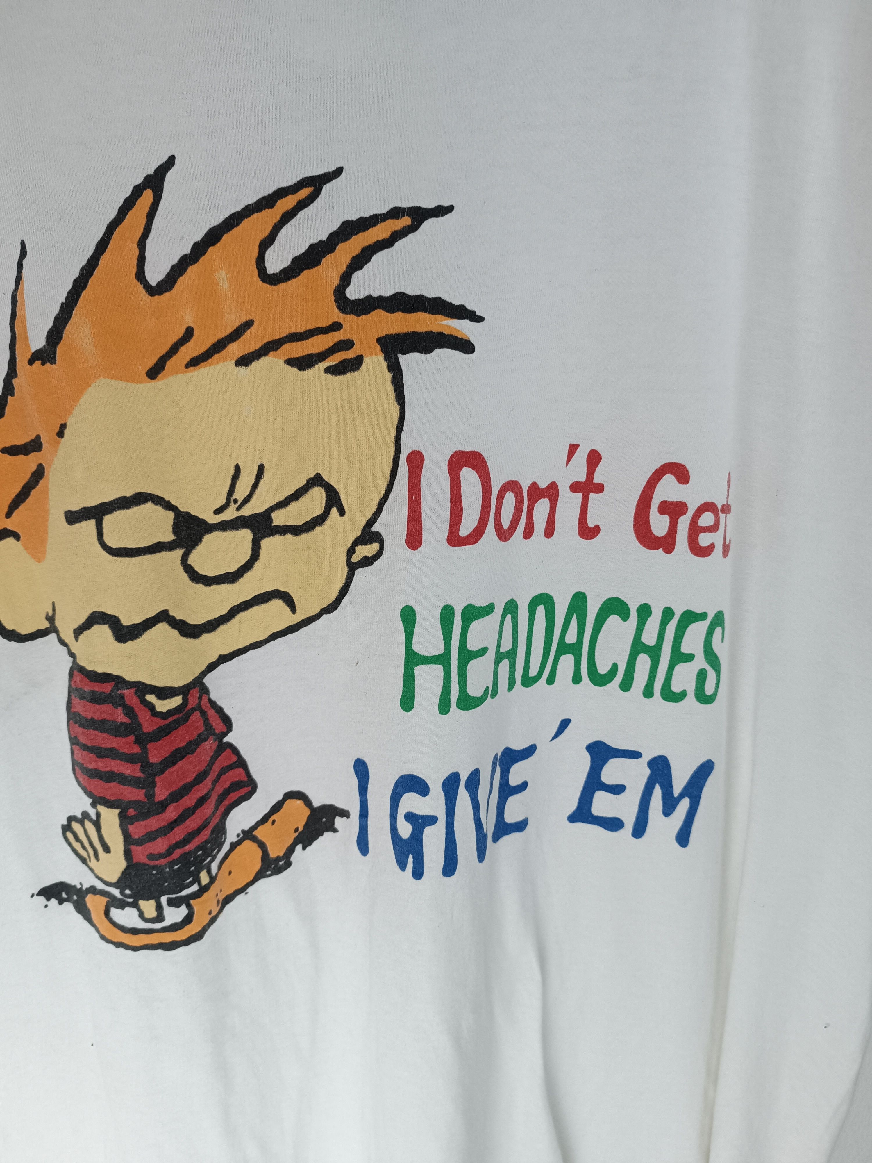 Cartoon Network VINTAGE CALVIN & HOBBES COMICS TEE (garfield peanuts pooh) Size US XL / EU 56 / 4 - 8 Thumbnail