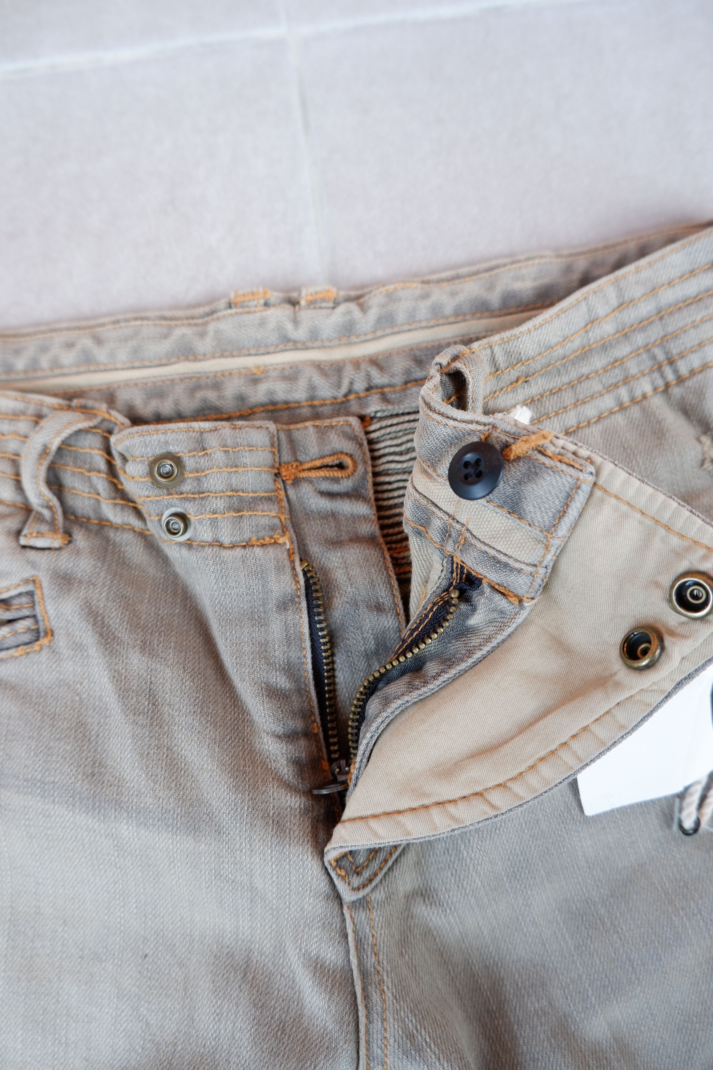GOA Vintage G.O.A Low Rise Biker Jeans Size US 28 / EU 44 - 5 Thumbnail