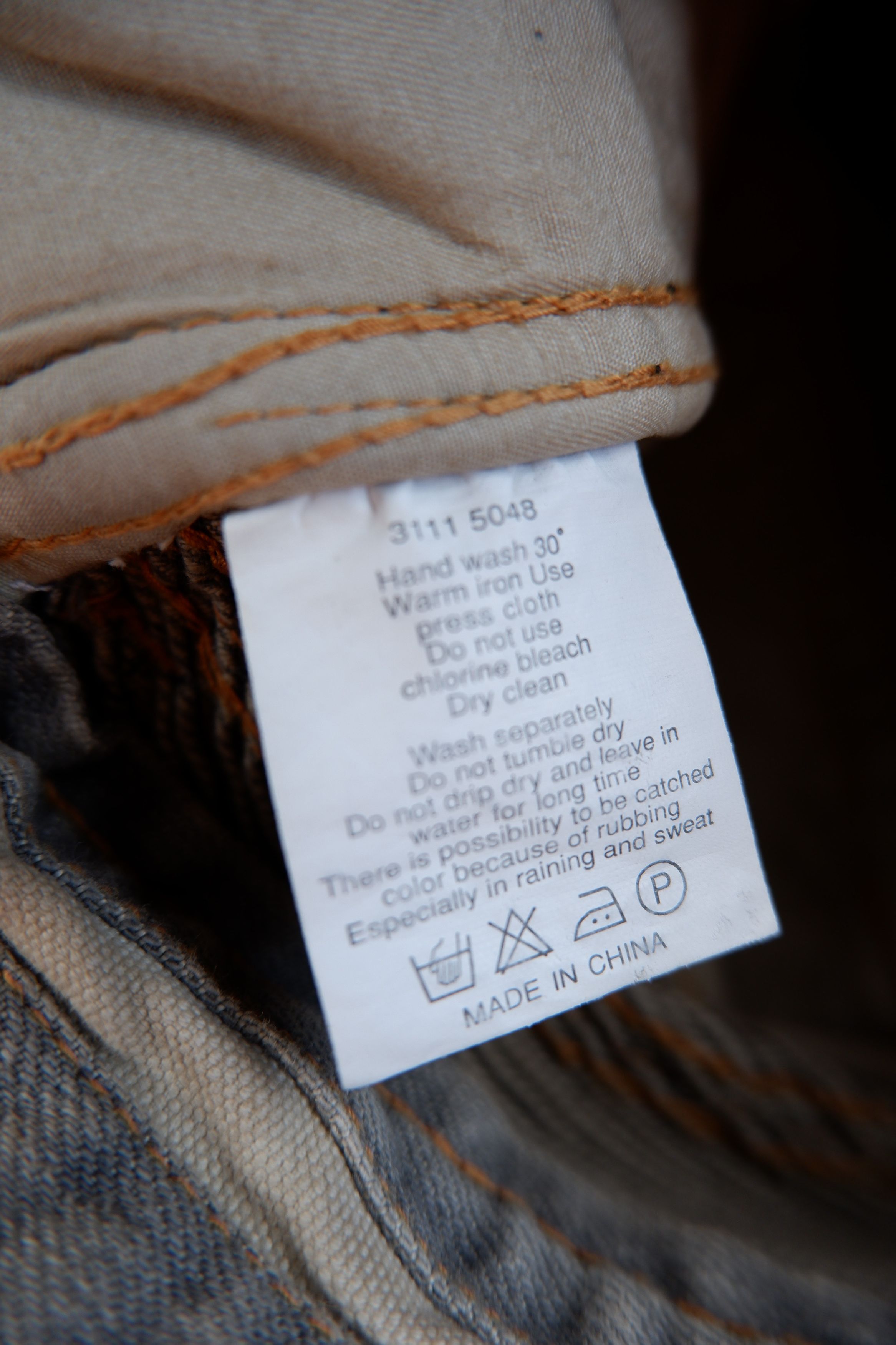 GOA Vintage G.O.A Low Rise Biker Jeans Size US 28 / EU 44 - 7 Thumbnail