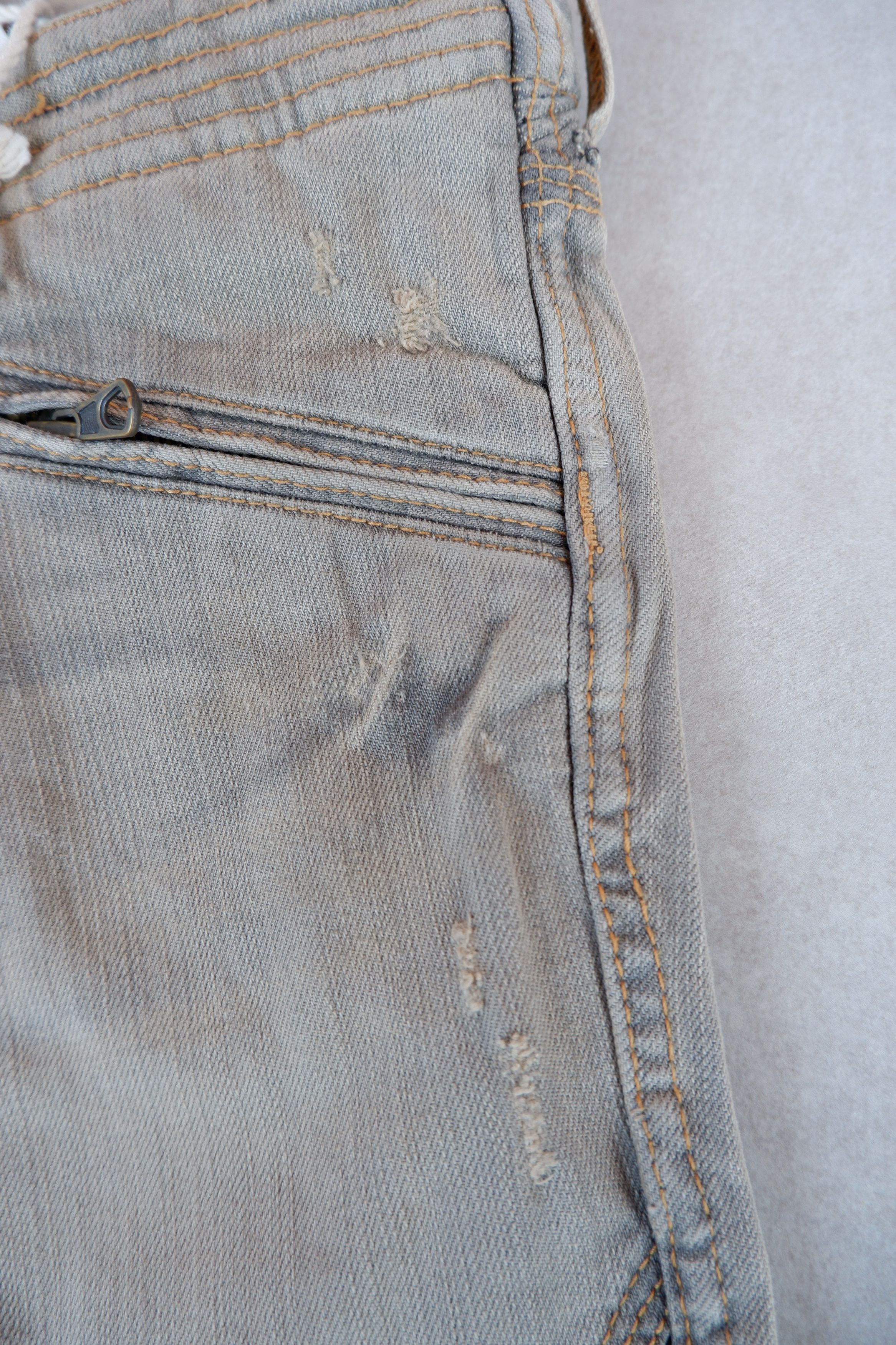 GOA Vintage G.O.A Low Rise Biker Jeans Size US 28 / EU 44 - 8 Thumbnail