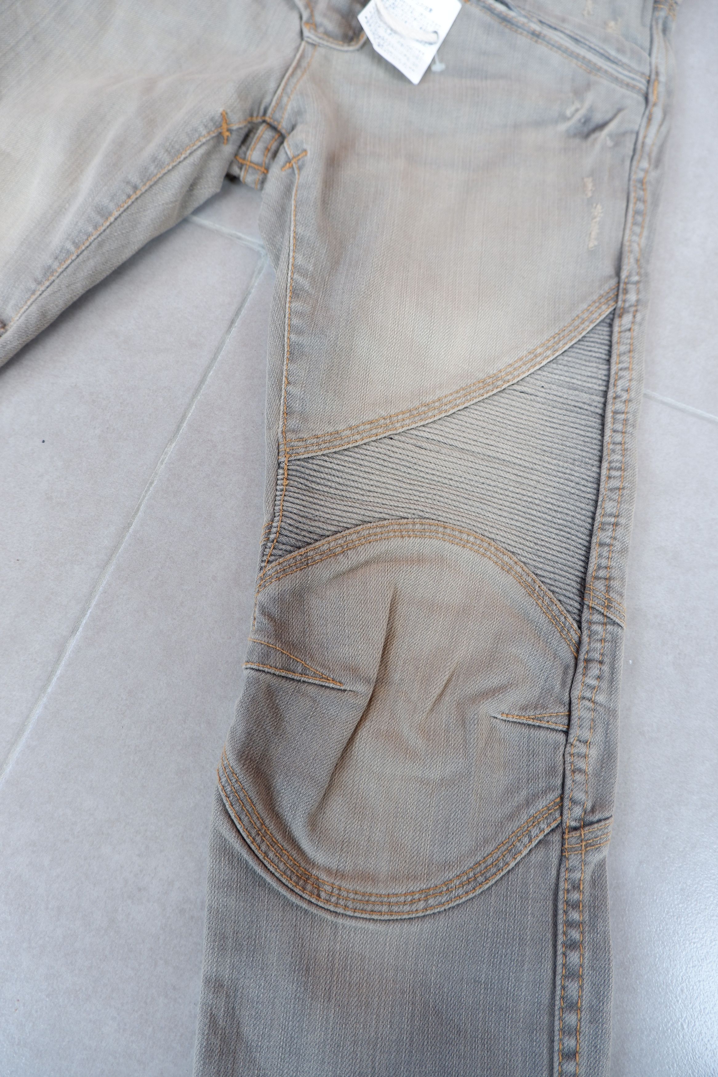 GOA Vintage G.O.A Low Rise Biker Jeans Size US 28 / EU 44 - 4 Thumbnail