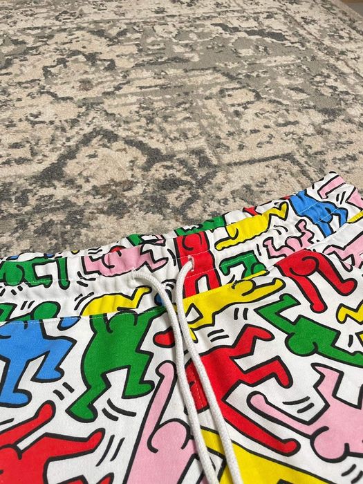 Vintage Vintage Multicolor Figured Print Keith Haring H&M shorts Grailed