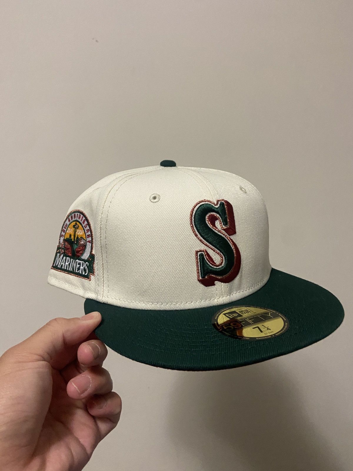 New Era New era seattle mariners sonics crossover 7 1/4 fitted hat Grailed