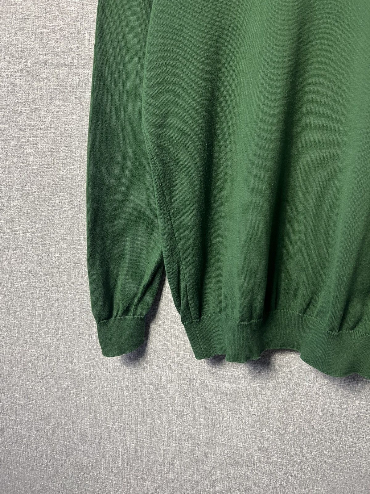 Lacoste Lacoste Light Green Crewneck Sweater With Crocodile Logo Size US L / EU 52-54 / 3 - 4 Thumbnail