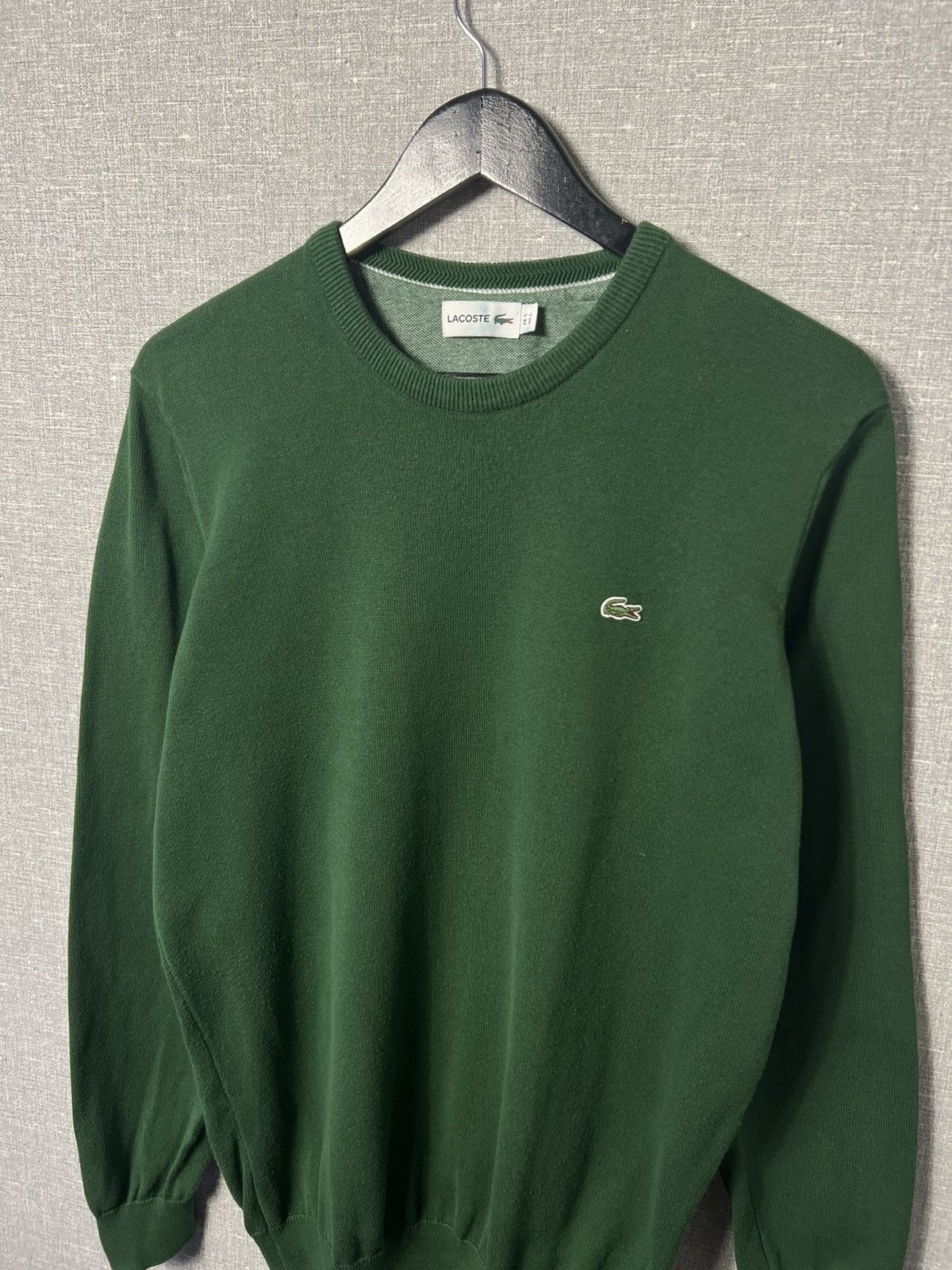 Lacoste Lacoste Light Green Crewneck Sweater With Crocodile Logo Size US L / EU 52-54 / 3 - 6 Thumbnail