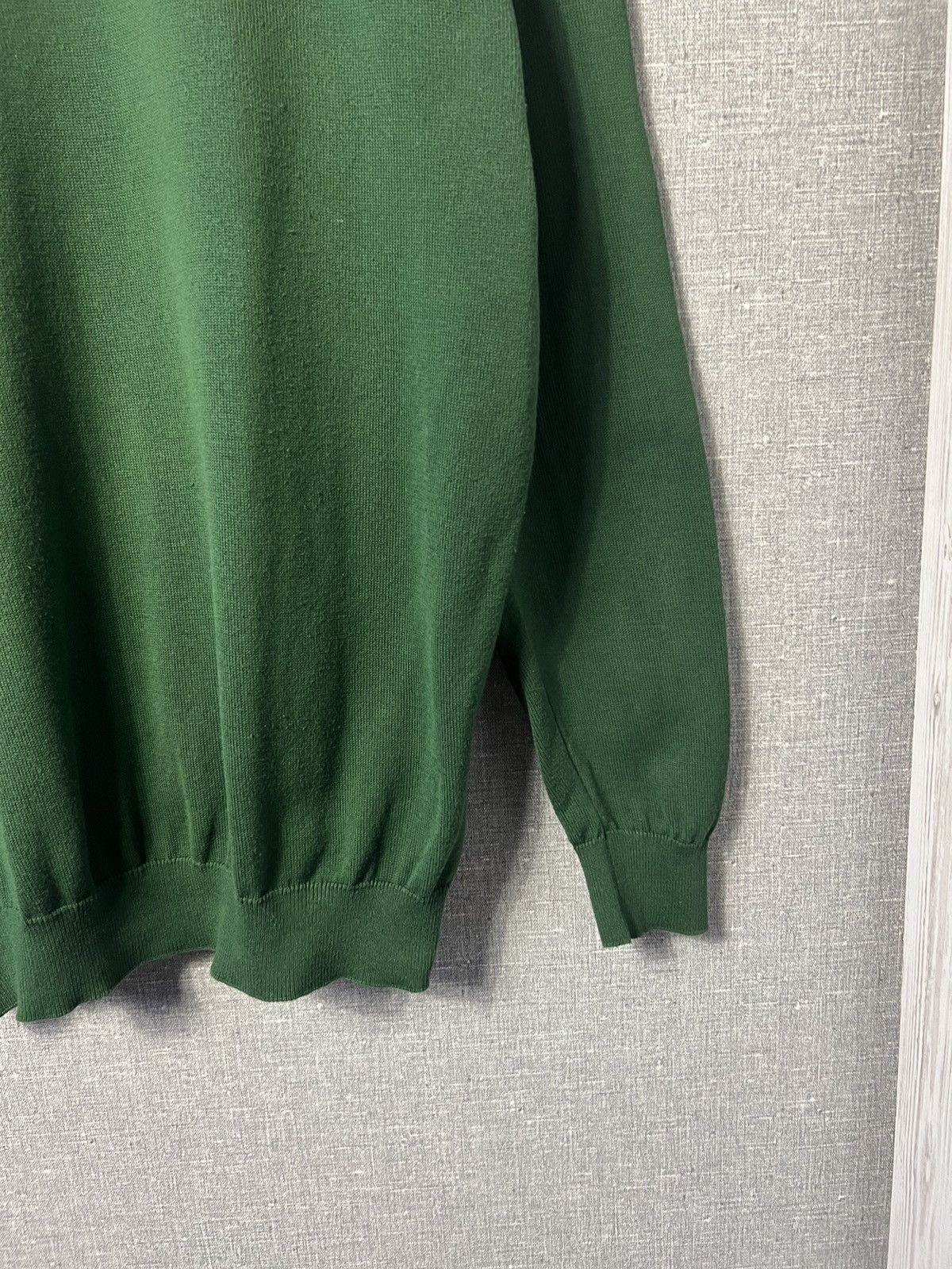 Lacoste Lacoste Light Green Crewneck Sweater With Crocodile Logo Size US L / EU 52-54 / 3 - 5 Thumbnail