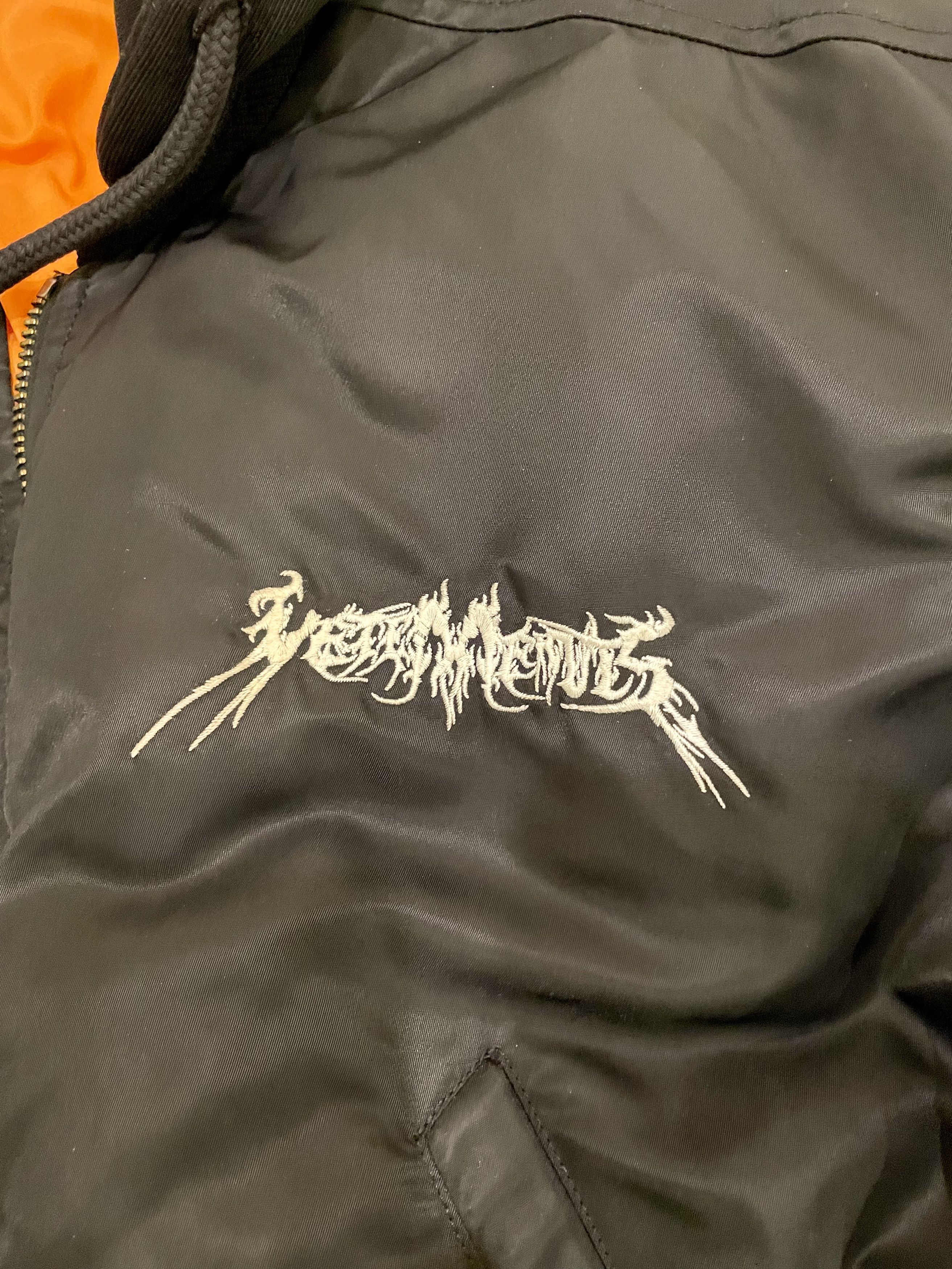 Vetements Vetements Total Fucking Darkness Bomber Jacket Size US L / EU 52-54 / 3 - 8 Thumbnail