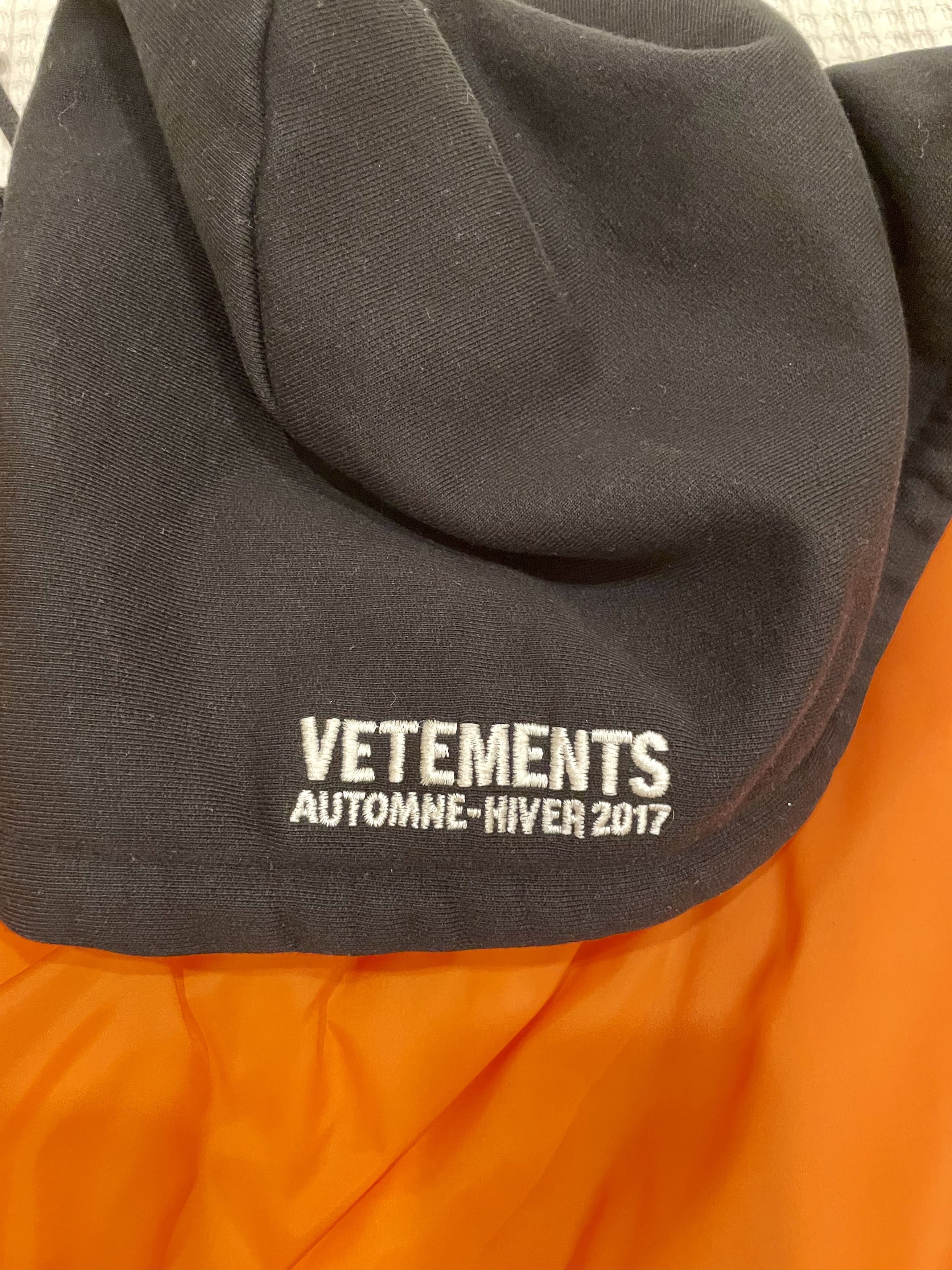 Vetements Vetements Total Fucking Darkness Bomber Jacket Size US L / EU 52-54 / 3 - 11 Thumbnail