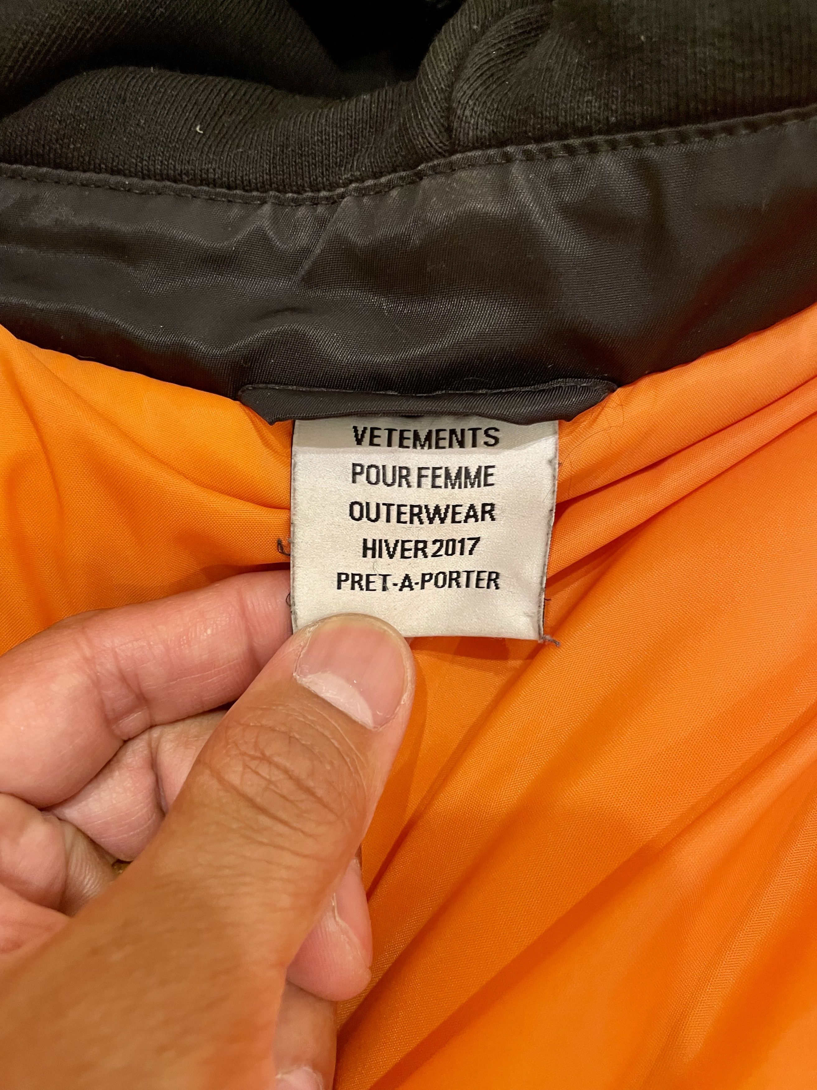 Vetements Vetements Total Fucking Darkness Bomber Jacket Size US L / EU 52-54 / 3 - 10 Thumbnail