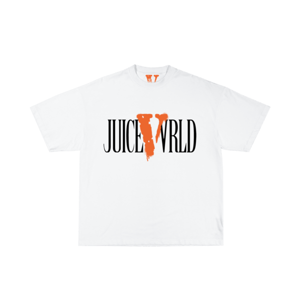 image of 999 Club x Rap Tees Juice Wrld X Vlone T-Shirt White Size Xl, Men's