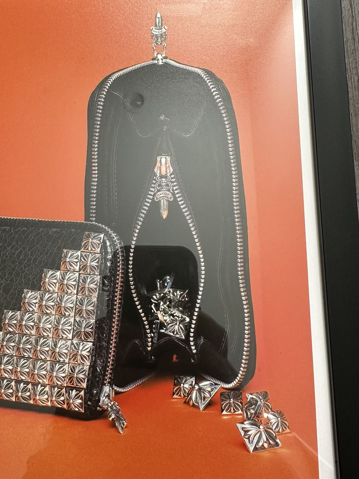 Chrome Hearts 🖤Chrome Hearts🖤 Studded Wallet 9x12 Framed Poster Size ONE SIZE - 2 Thumbnail