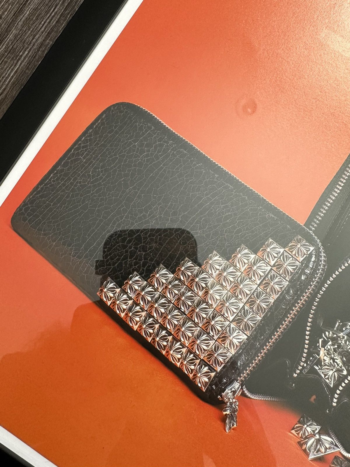 Chrome Hearts 🖤Chrome Hearts🖤 Studded Wallet 9x12 Framed Poster Size ONE SIZE - 3 Thumbnail