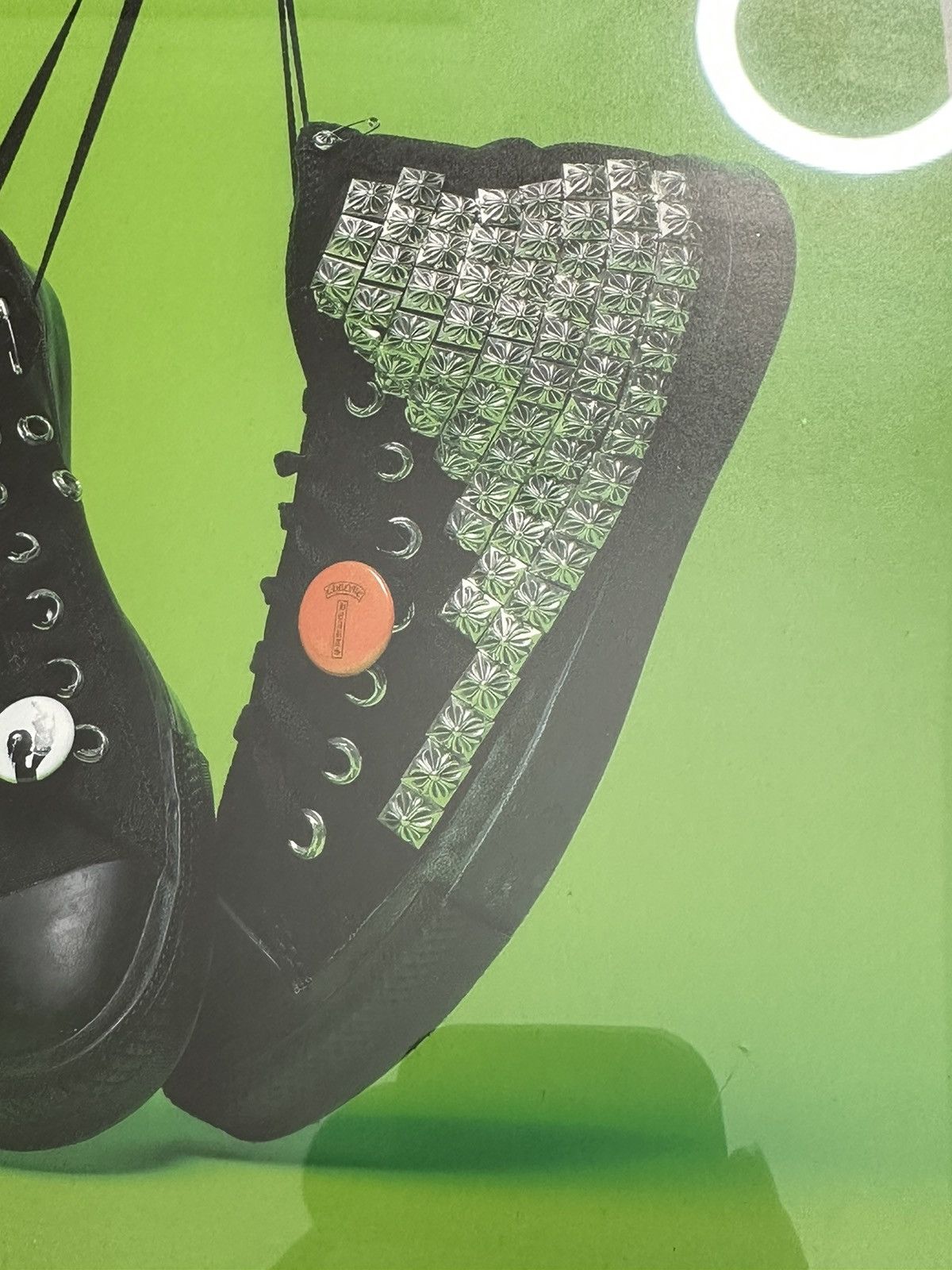 Chrome Hearts 🖤Chrome Hearts🖤 Studded Converse 9x12 Framed Poster Size ONE SIZE - 3 Thumbnail