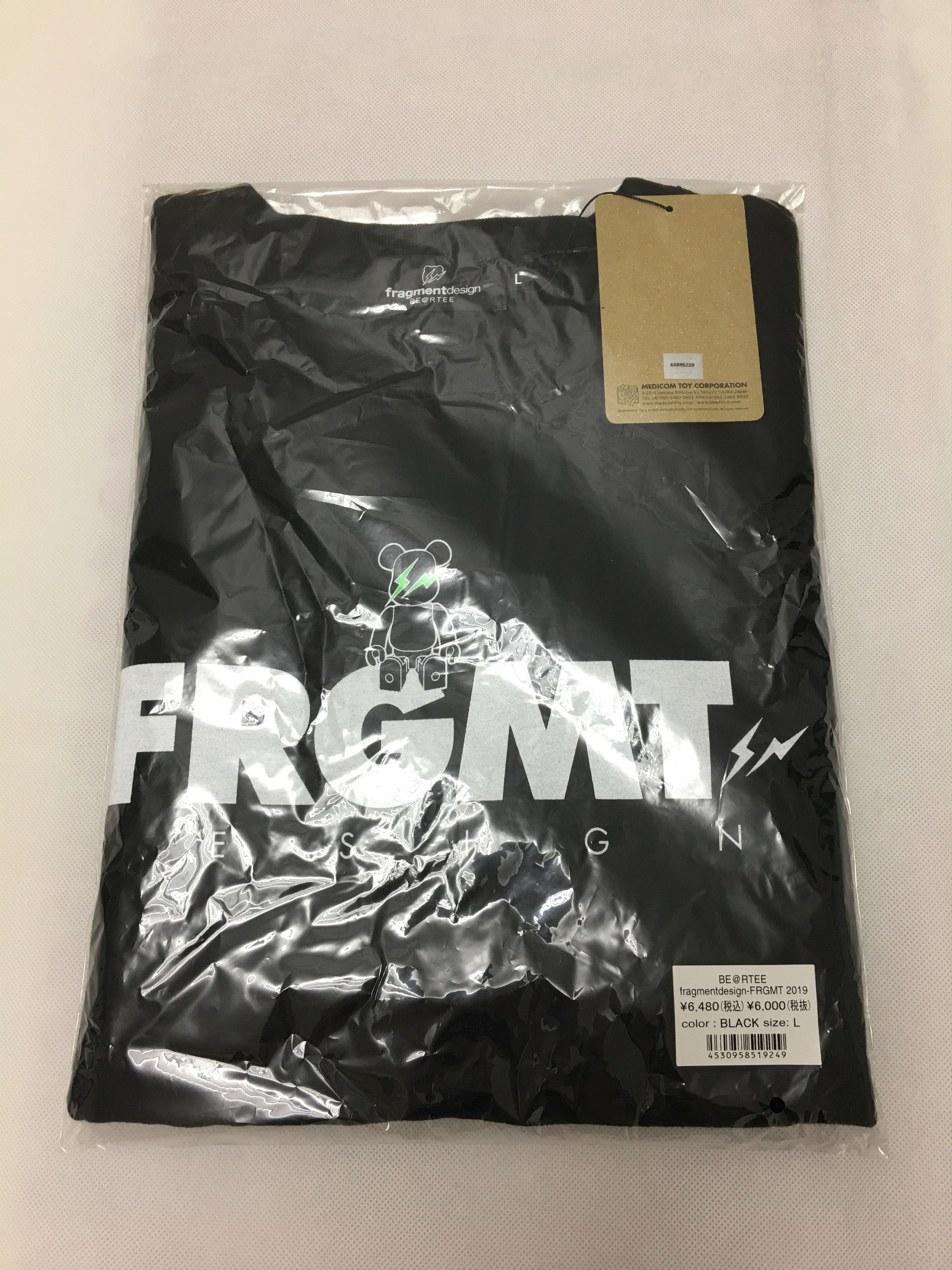 Fragment Design Fragment Design Bearbrick BE@RTEE Tee Black Large Size US L / EU 52-54 / 3 - 10 Thumbnail