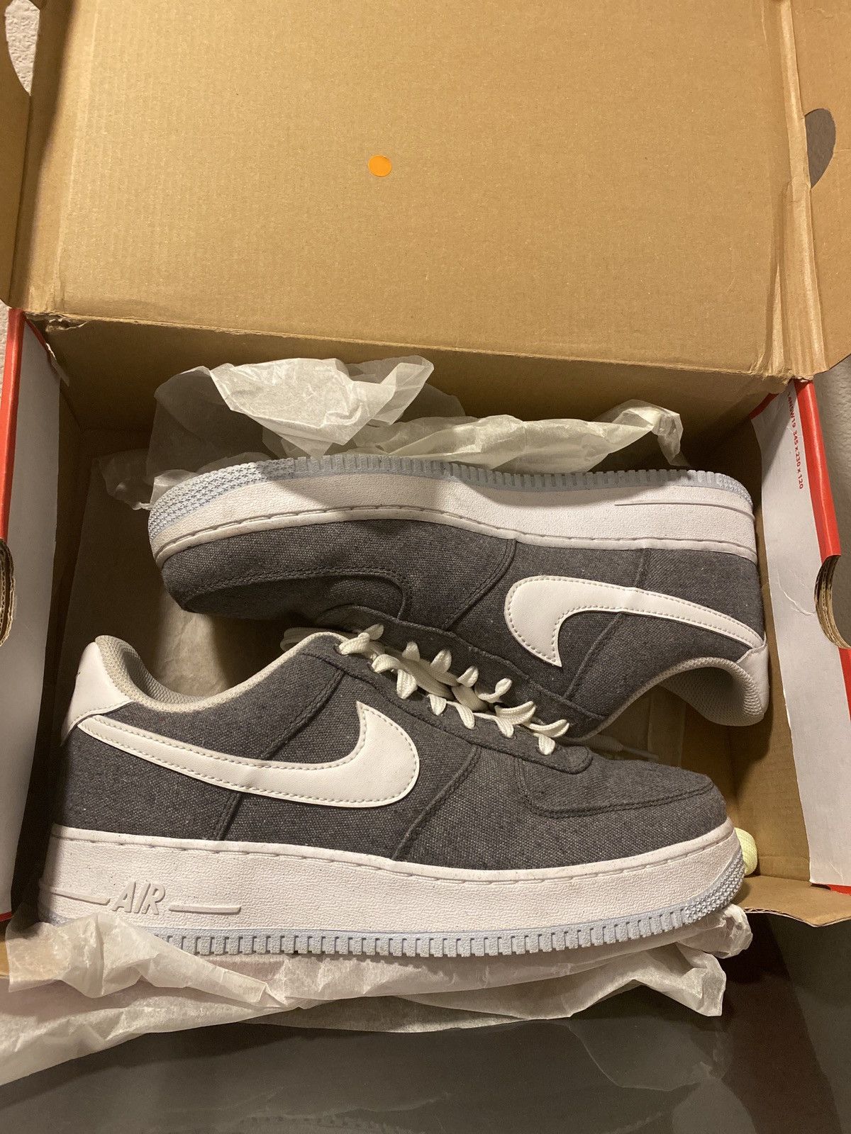 Size 10 Nike Air Force Low '07 'Recycled Canvas'